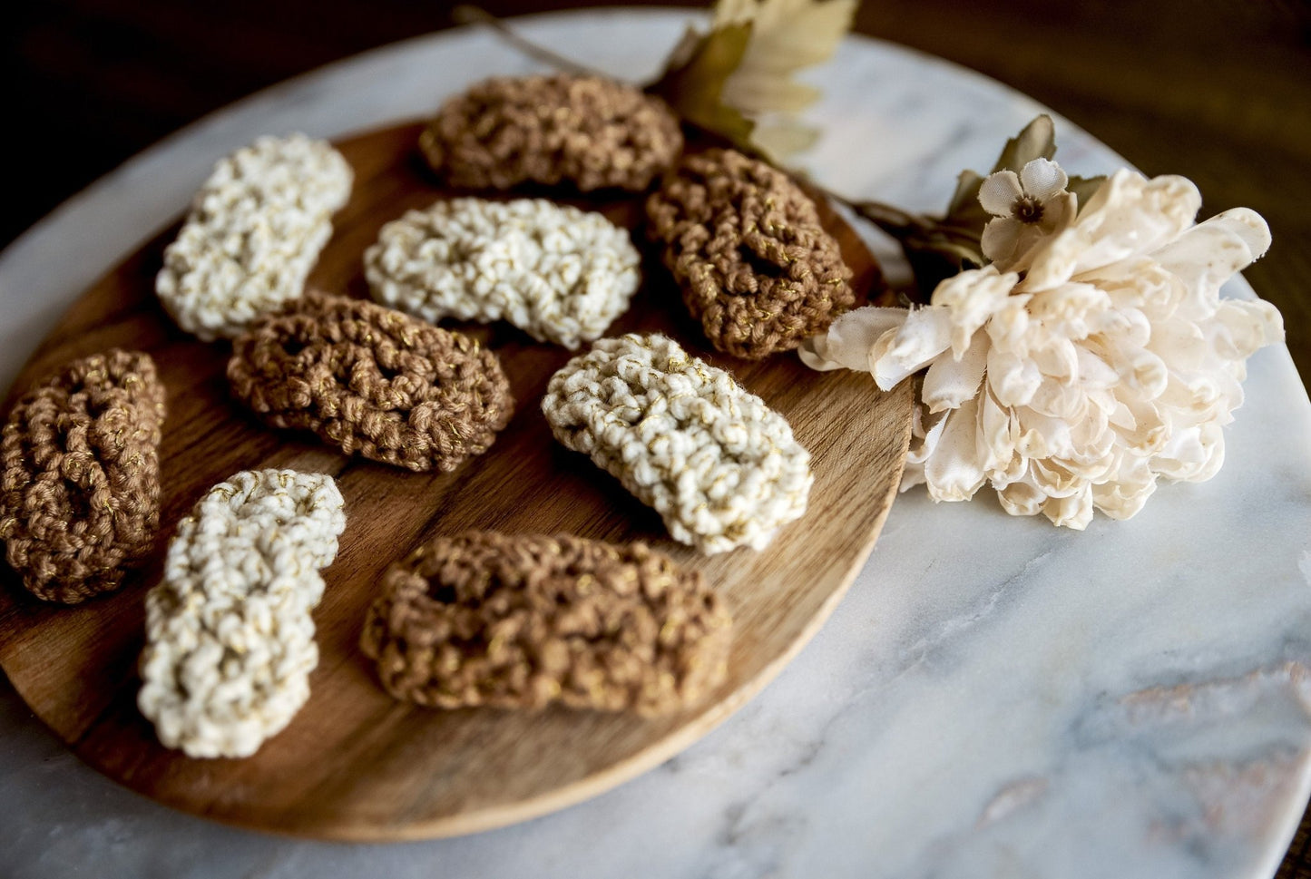 Boho Hair Clip Minimal Hair Clip Pastel Hair Clip Modern Hair Snap Pastel Hair Barrette Crochet Hair Clip Cute Toddler Gift Boho Women Gift - Hemsin Atelier