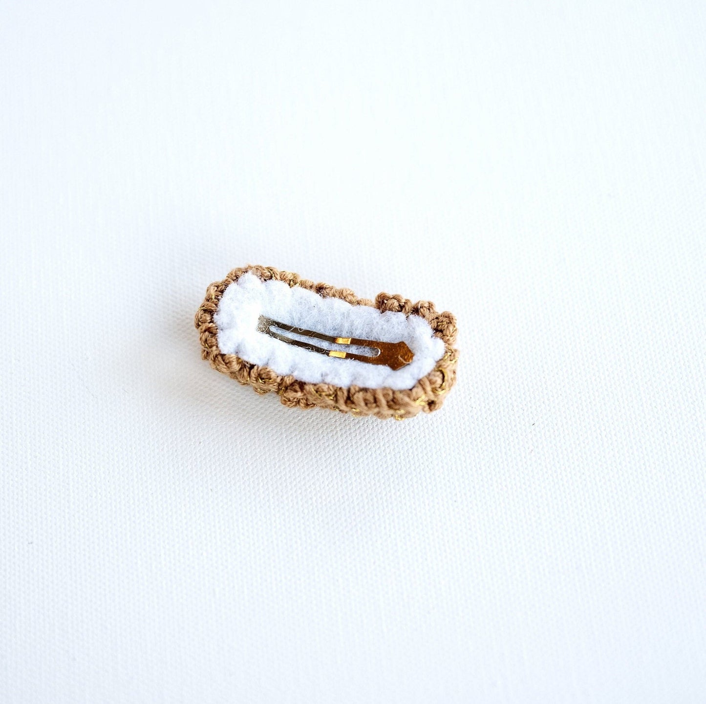 Boho Hair Clip Minimal Hair Clip Pastel Hair Clip Modern Hair Snap Pastel Hair Barrette Crochet Hair Clip Cute Toddler Gift Boho Women Gift - Hemsin Atelier