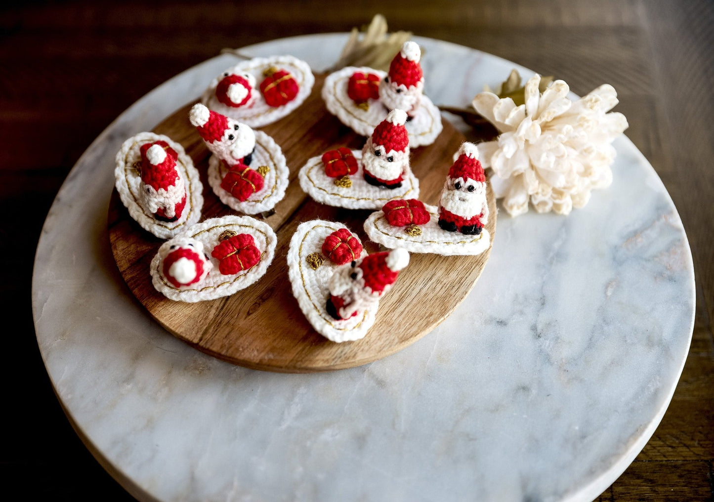 Christmas Gnome Hair Clip - Hemsin Atelier