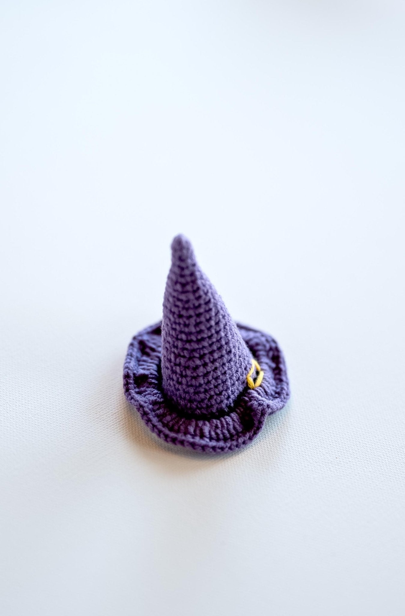 Halloween Hair Clip Witch Hat Hair Clip 3D Witch Hat Hair Snap Spooky Hair Barrettes Fall Witchy Crochet Hair Clip Cute Halloween Accessory - Hemsin Atelier