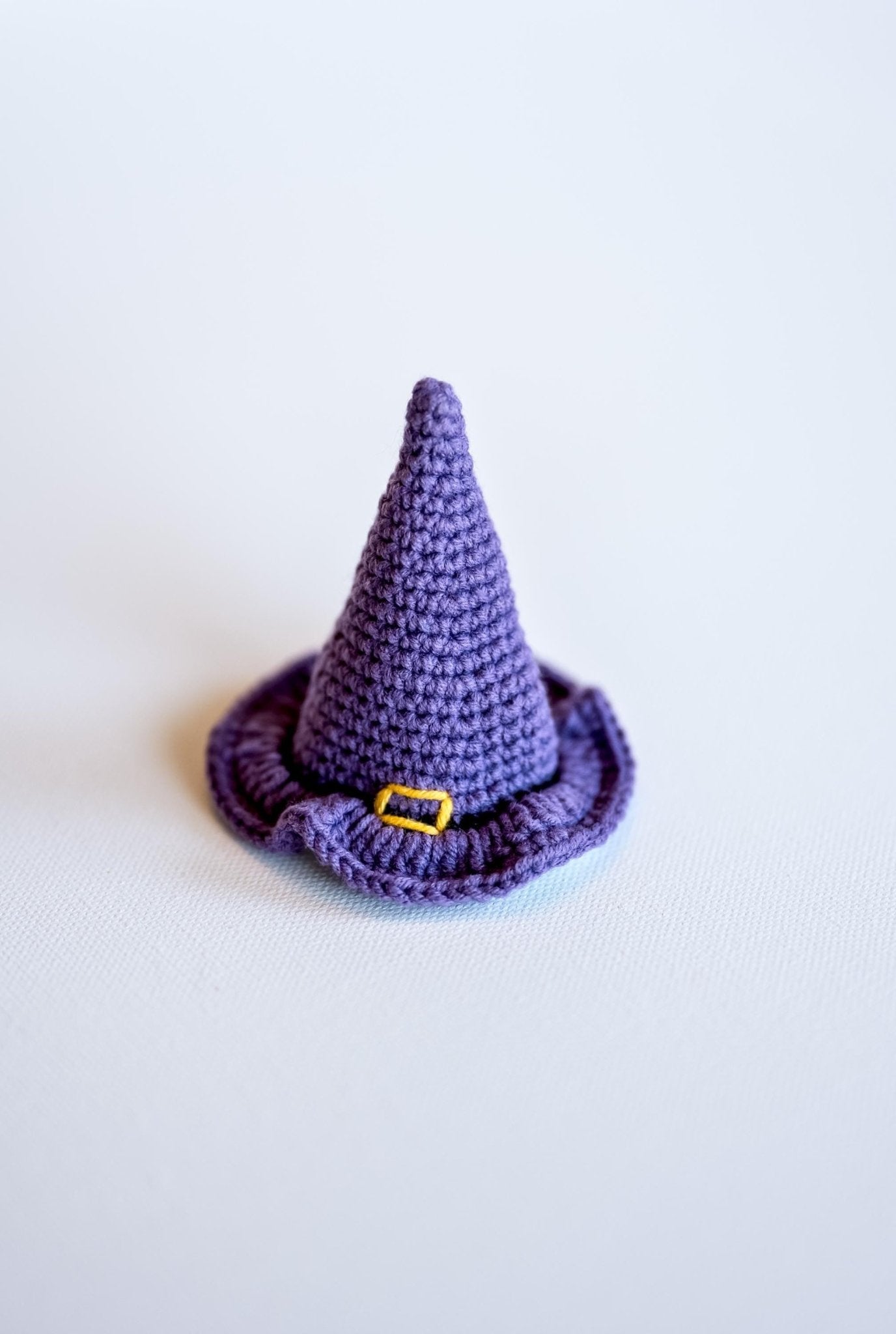 Halloween Hair Clip Witch Hat Hair Clip 3D Witch Hat Hair Snap Spooky Hair Barrettes Fall Witchy Crochet Hair Clip Cute Halloween Accessory - Hemsin Atelier