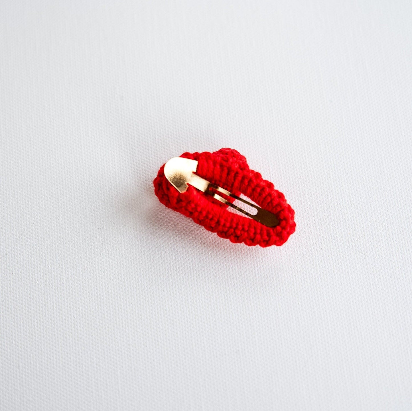 Heart Hair Clip Red Heart Hair Clip Heart Shaped Hair Snap Kawai Heart Hair Barrette Cute Crochet Hair Clip Valentines Day Gift Toddler Gift - Hemsin Atelier