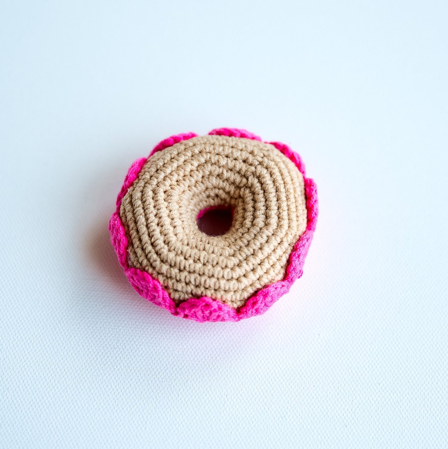 Donut Toy Pretend Kitchen Food Toy Kawai Donut Toy Play Food Stuffed Donut Crochet Montessori Toy Unique Amigurumi Sensory Toy Gift Guide