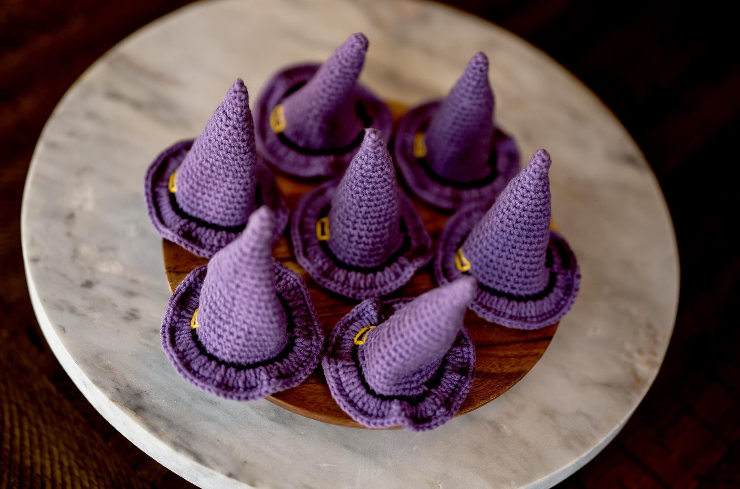 Halloween Hair Clip Witch Hat Hair Clip 3D Witch Hat Hair Snap Spooky Hair Barrettes Fall Witchy Crochet Hair Clip Cute Halloween Accessory