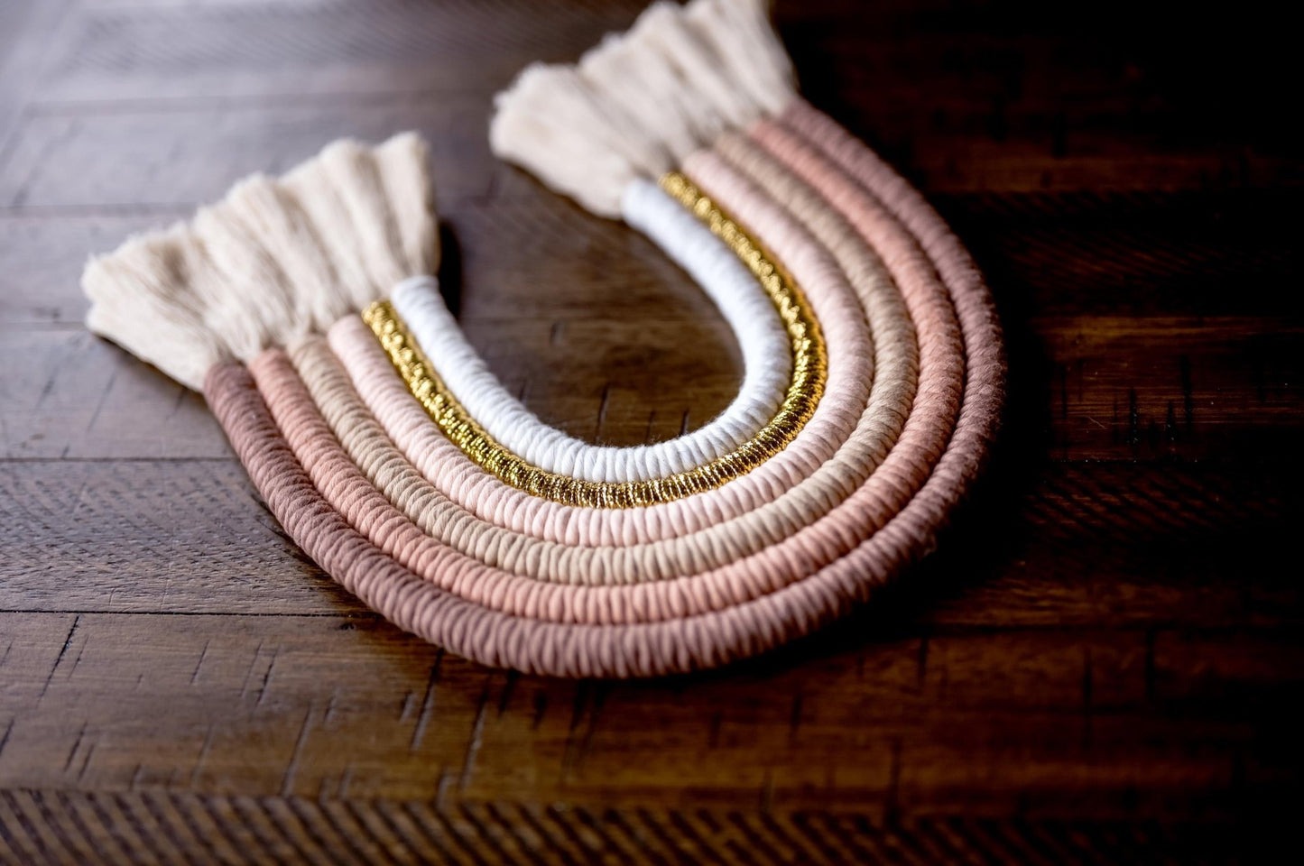 Pastel Rainbow Wall Hanging - Hemsin Atelier