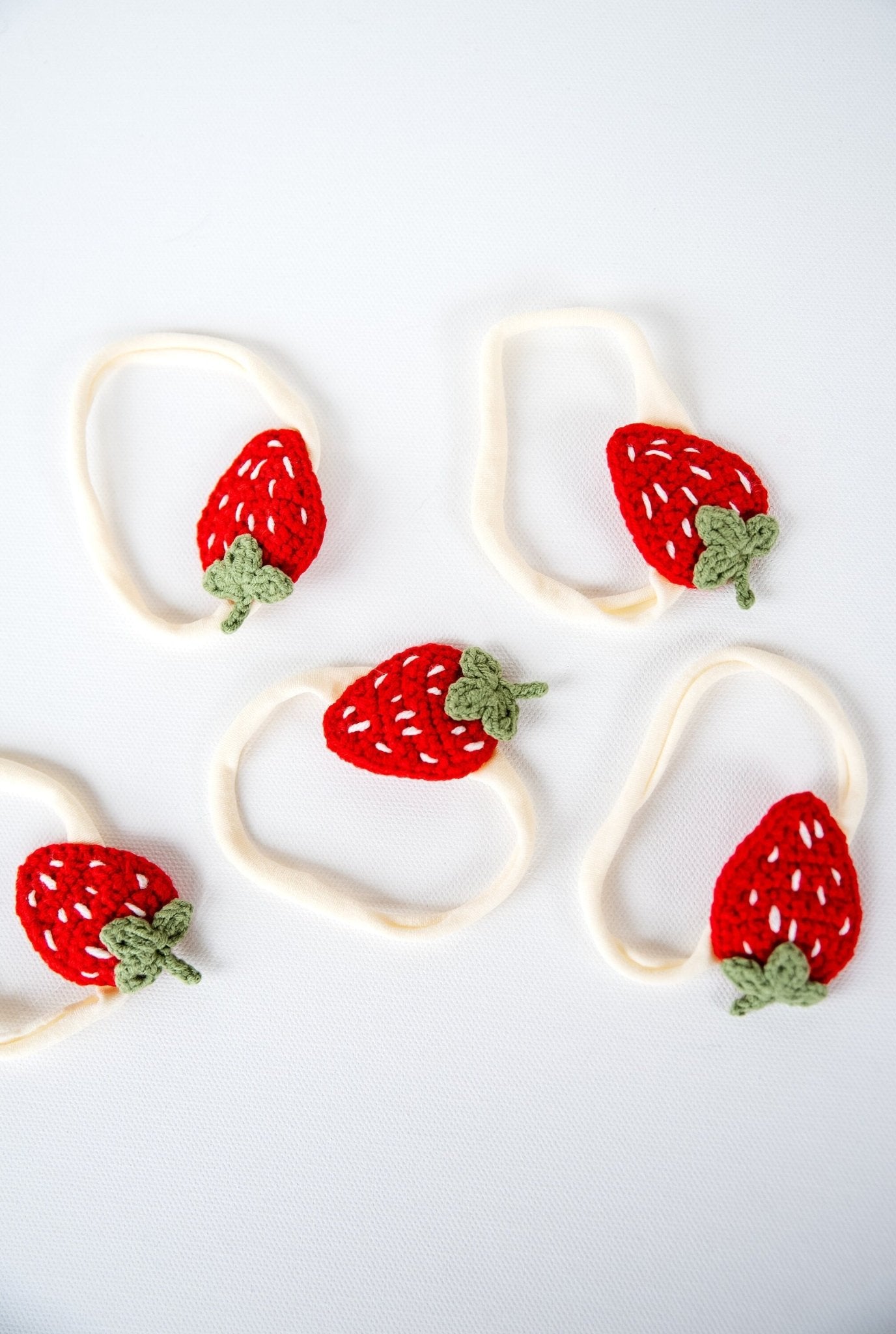 Strawberry Baby Headband Strawberry Headband Strawberry Hairband Kawai Strawberry Headband Kawai Fruit Headband Berry Baby Girl Shower Gift - Hemsin Atelier