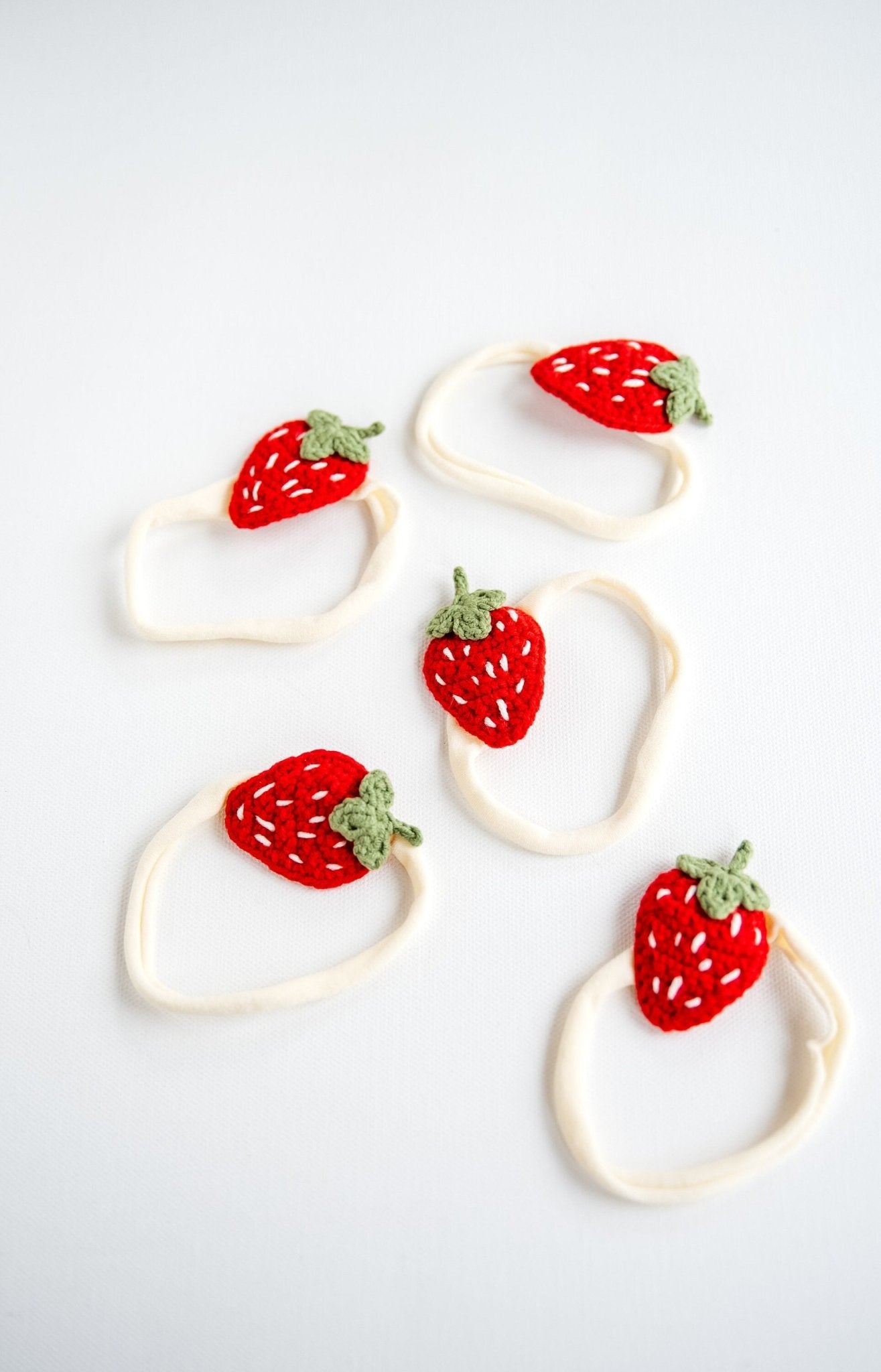 Strawberry Baby Headband Strawberry Headband Strawberry Hairband Kawai Strawberry Headband Kawai Fruit Headband Berry Baby Girl Shower Gift - Hemsin Atelier