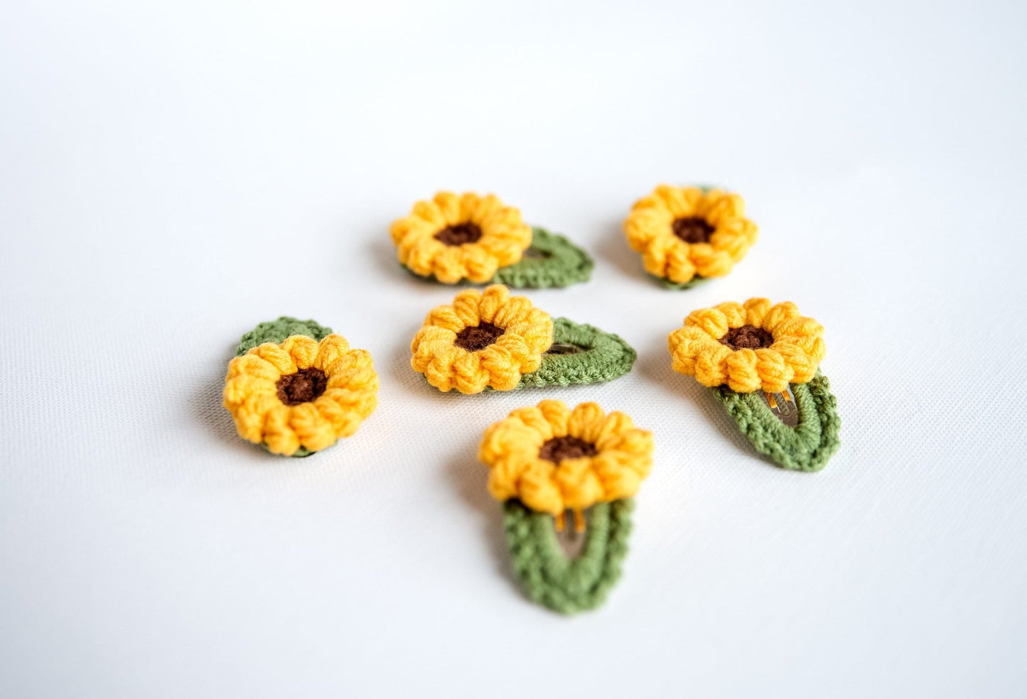 Sunflower Hair Clips - Hemsin Atelier