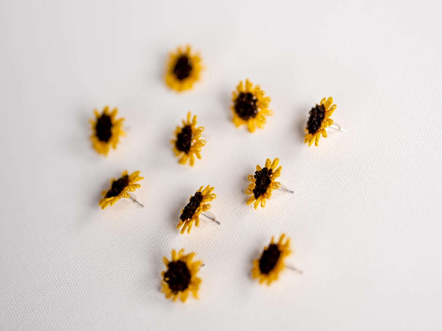 Sunflower Stud Earrings - Hemsin Atelier