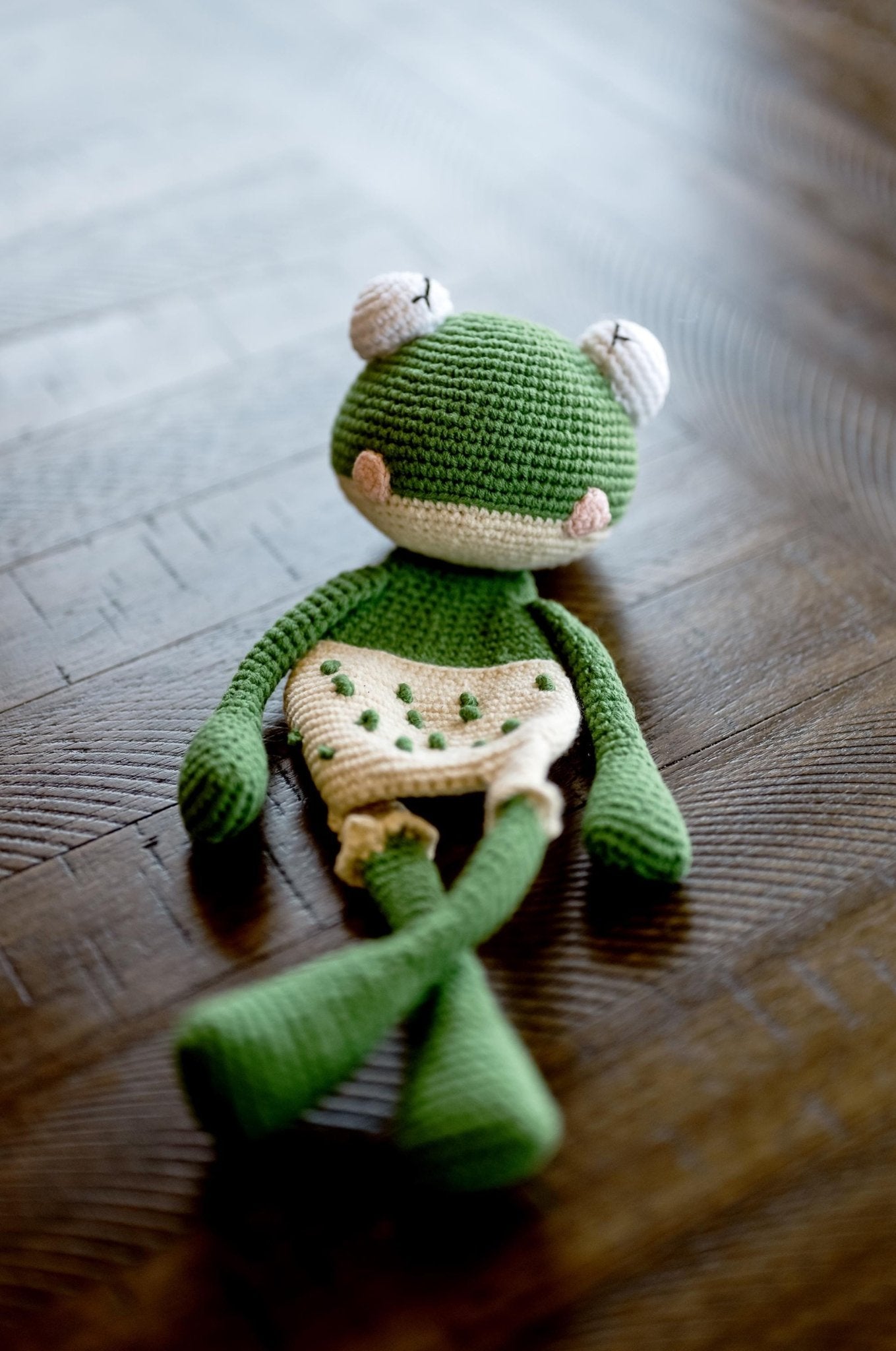 Toy Toddler Toy Gift Frog Toy Stuffed Frog Toy Crochet Toy Animal Toy Cute Plush Frog Kawai Montessori Toy Amigurumi Toy Sensory Toy Gift - Hemsin Atelier