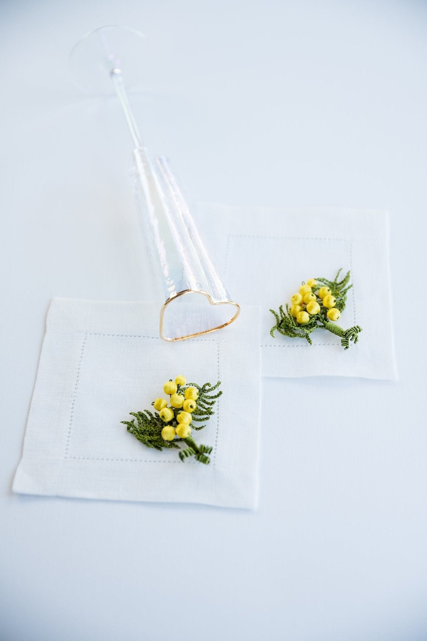3D Crochet Cocktail Napkins - Hemsin Atelier