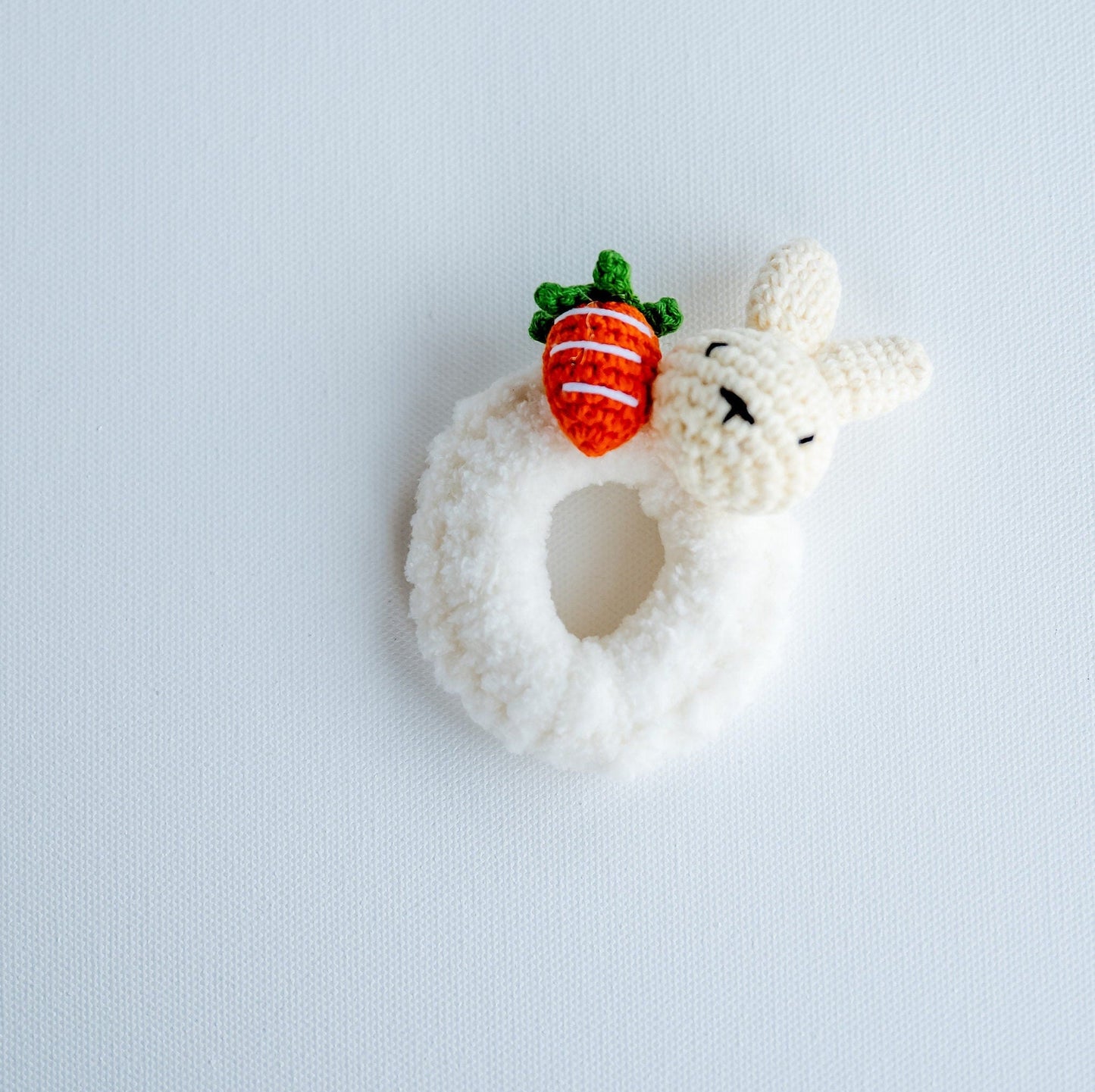 3D Rabbit and Carrot Scrunchies - Hemsin Atelier