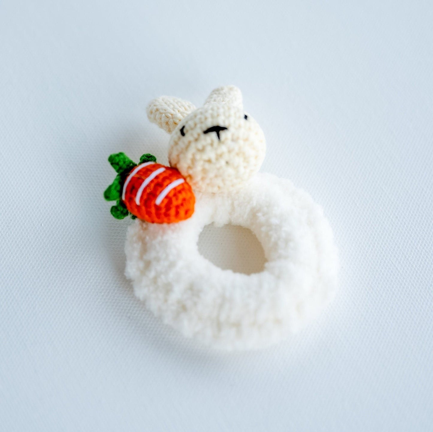 3D Rabbit and Carrot Scrunchies - Hemsin Atelier