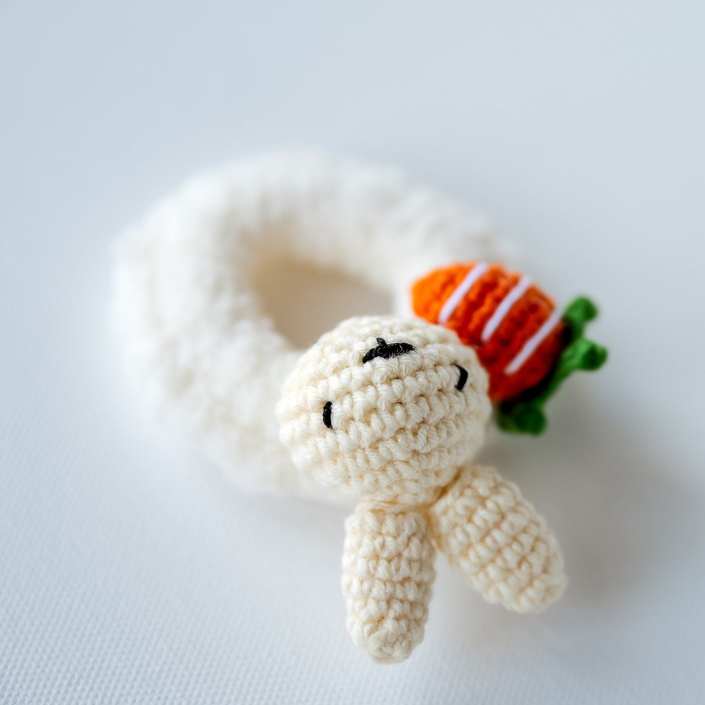 3D Rabbit and Carrot Scrunchies - Hemsin Atelier
