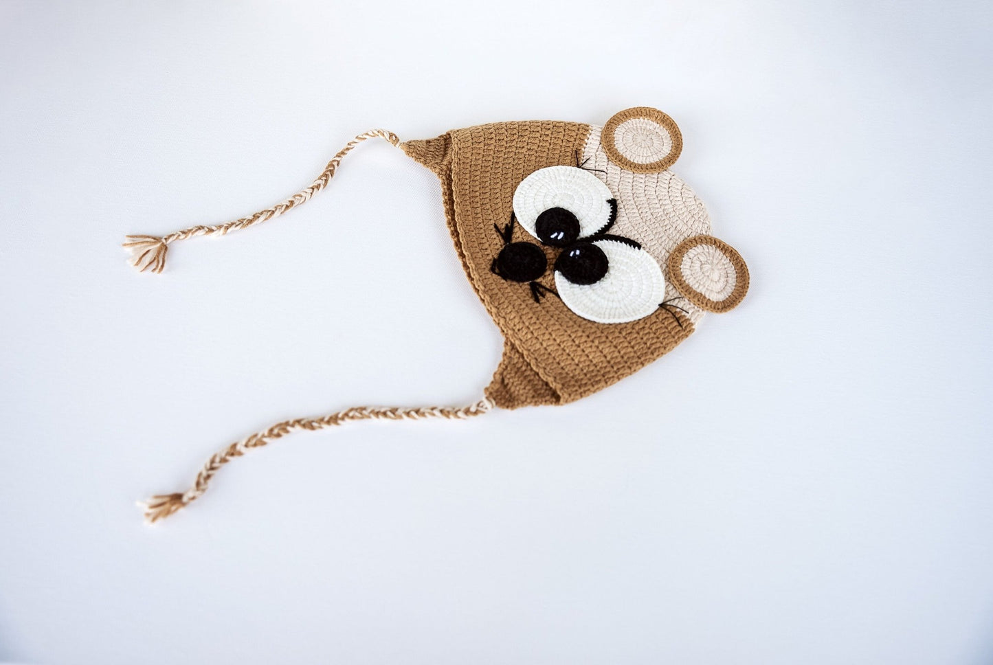 Bear Earflap Kids Hat - Hemsin Atelier