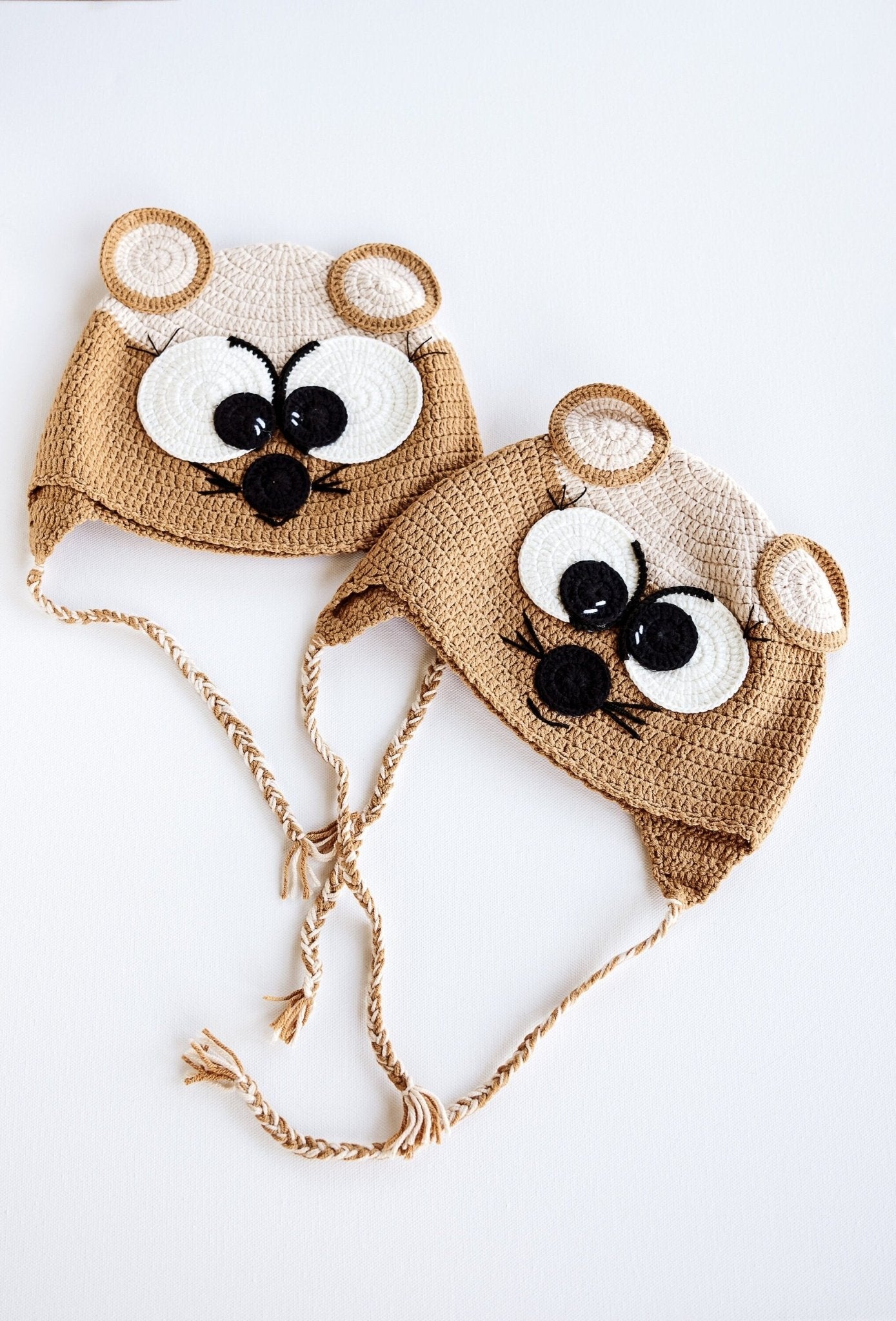 Bear Earflap Kids Hat - Hemsin Atelier