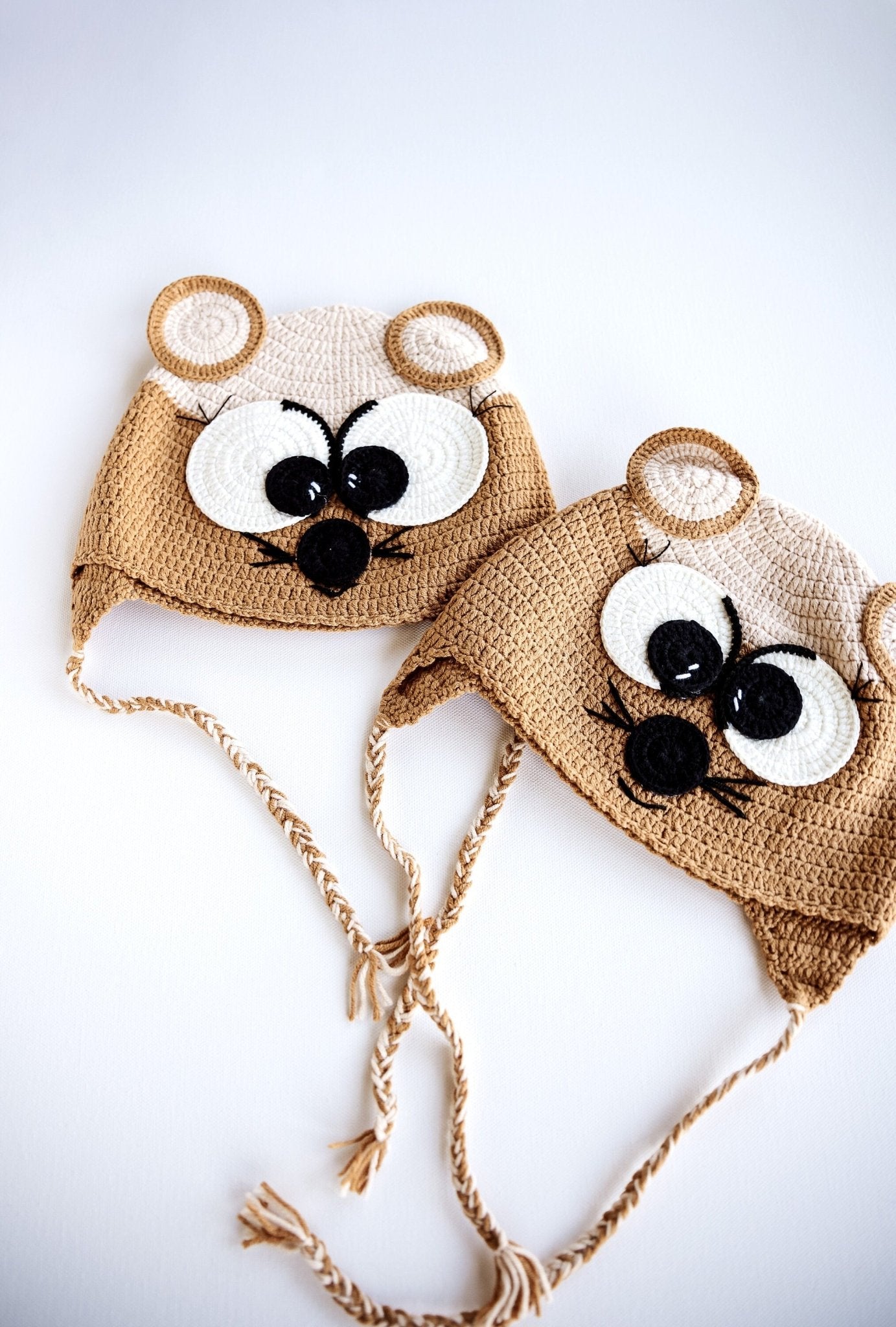 Bear Earflap Kids Hat - Hemsin Atelier