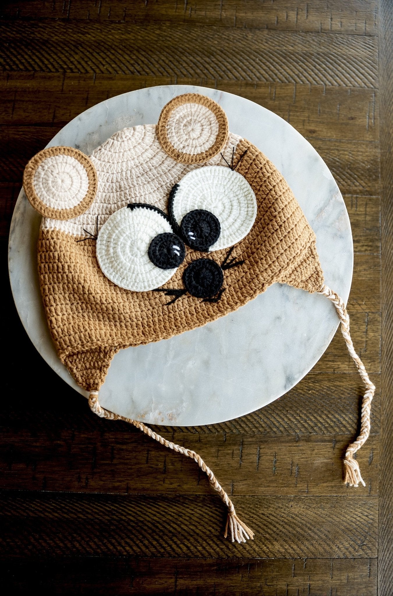 Bear Earflap Kids Hat - Hemsin Atelier