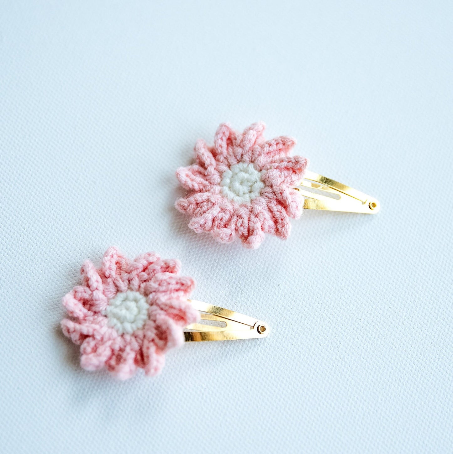 Boho Pastel Flower Hair Clips - Hemsin Atelier