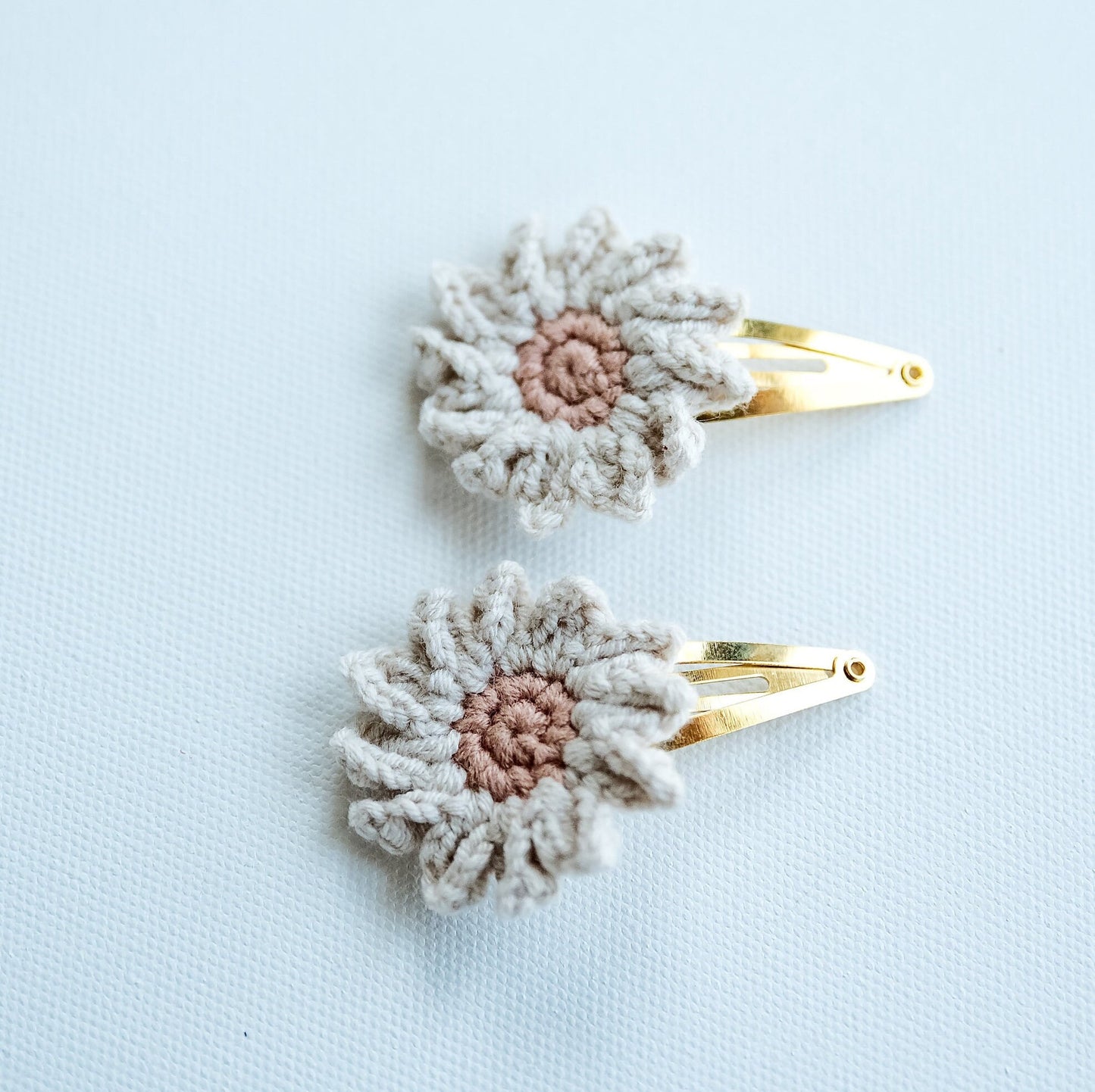 Boho Pastel Flower Hair Clips - Hemsin Atelier