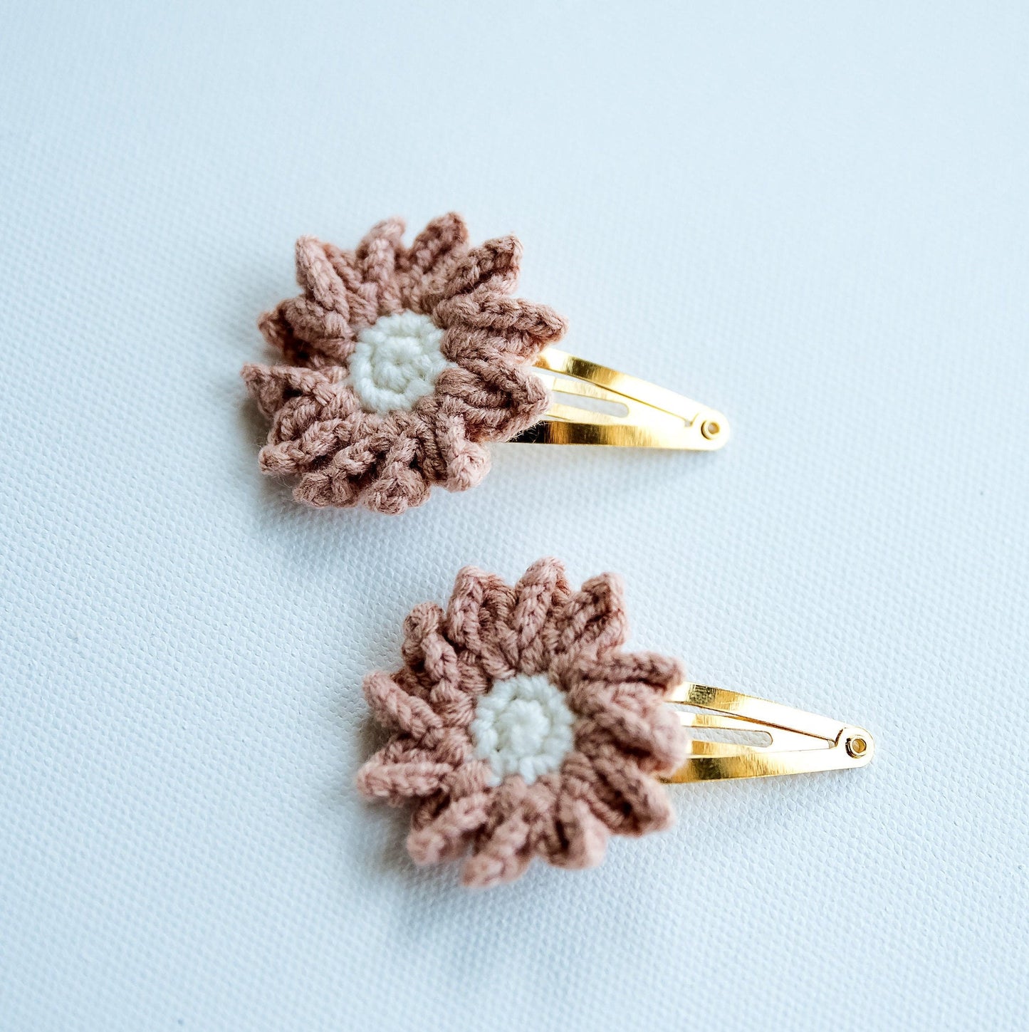Boho Pastel Flower Hair Clips - Hemsin Atelier
