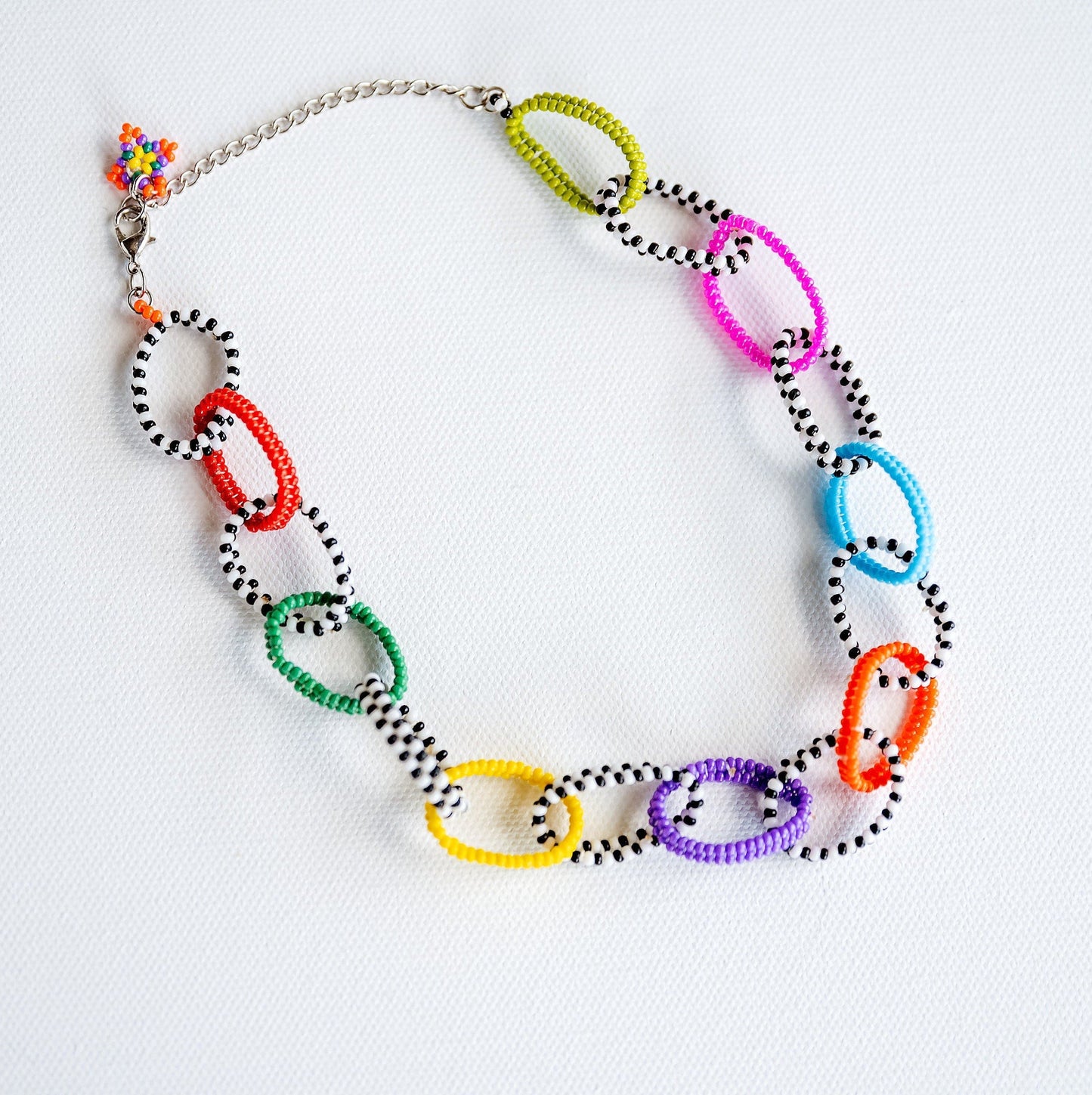 Checkered Chain Necklace - Hemsin Atelier