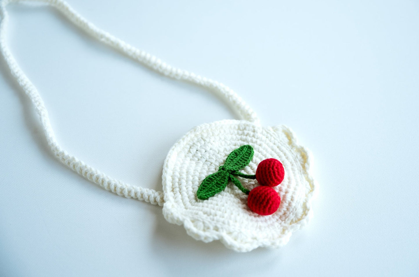 Cherry Bag & Hair Clip Set - Hemsin Atelier