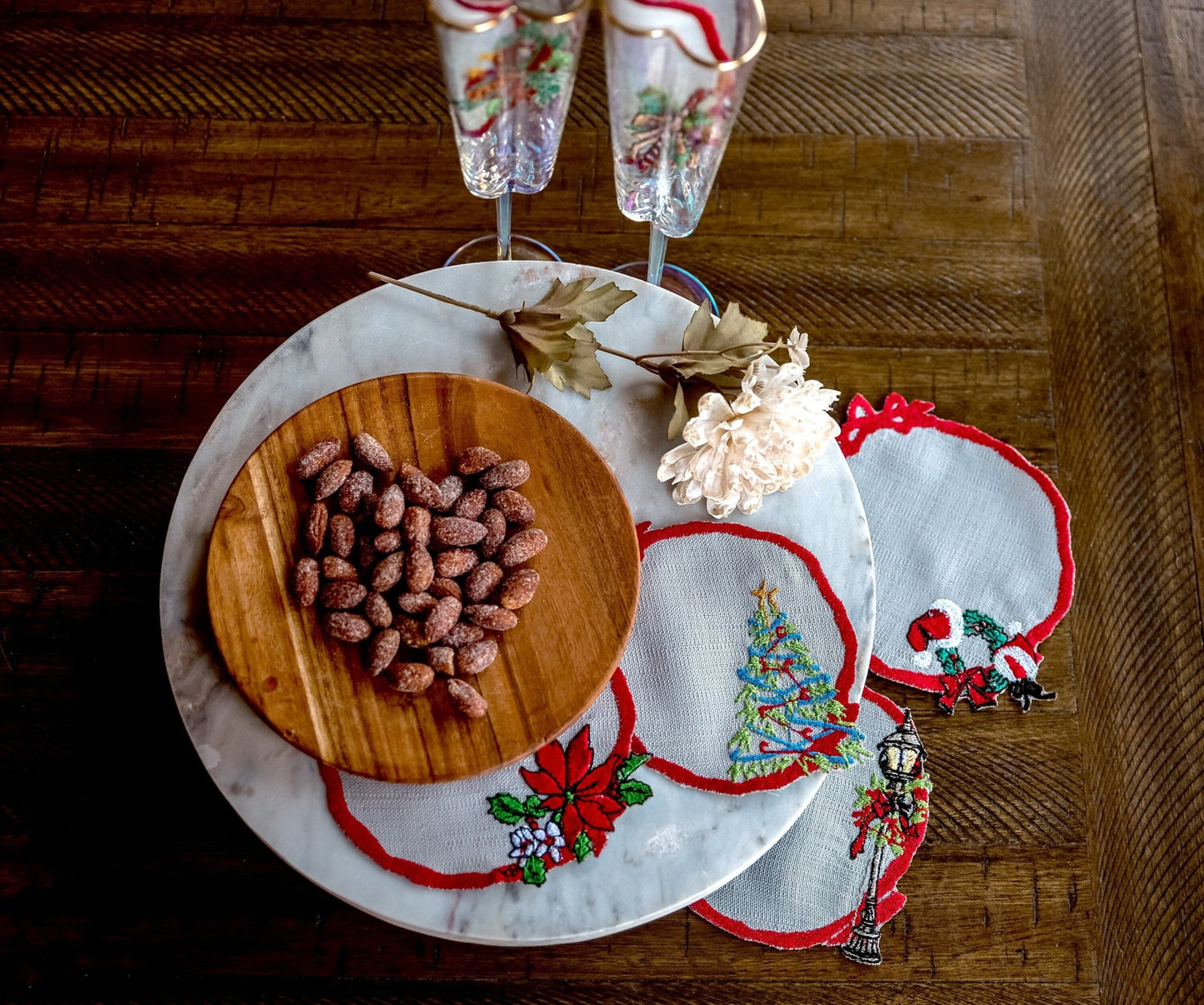 Christmas Cocktail Napkins - Hemsin Atelier