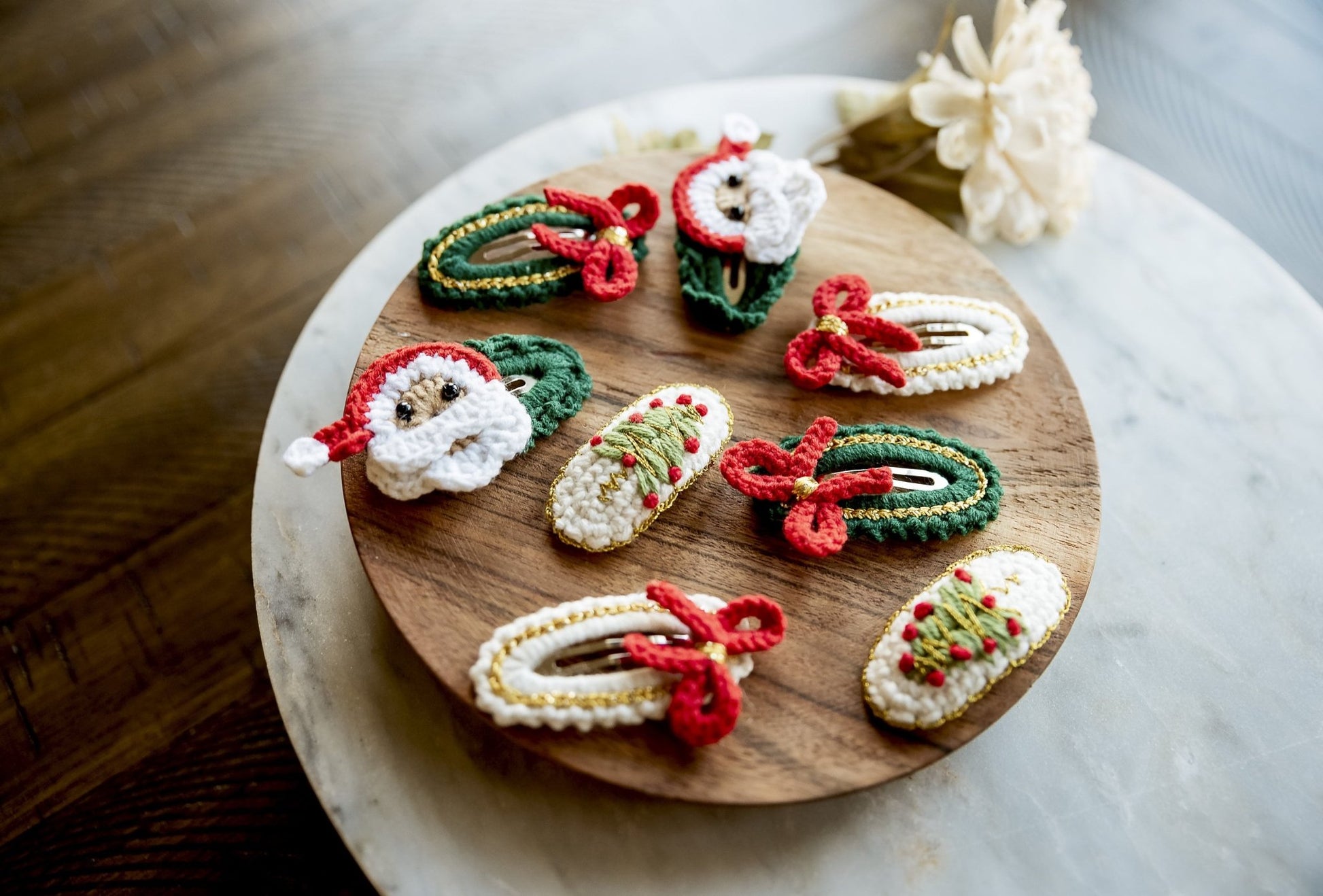 Christmas Hair Barrettes - Hemsin Atelier