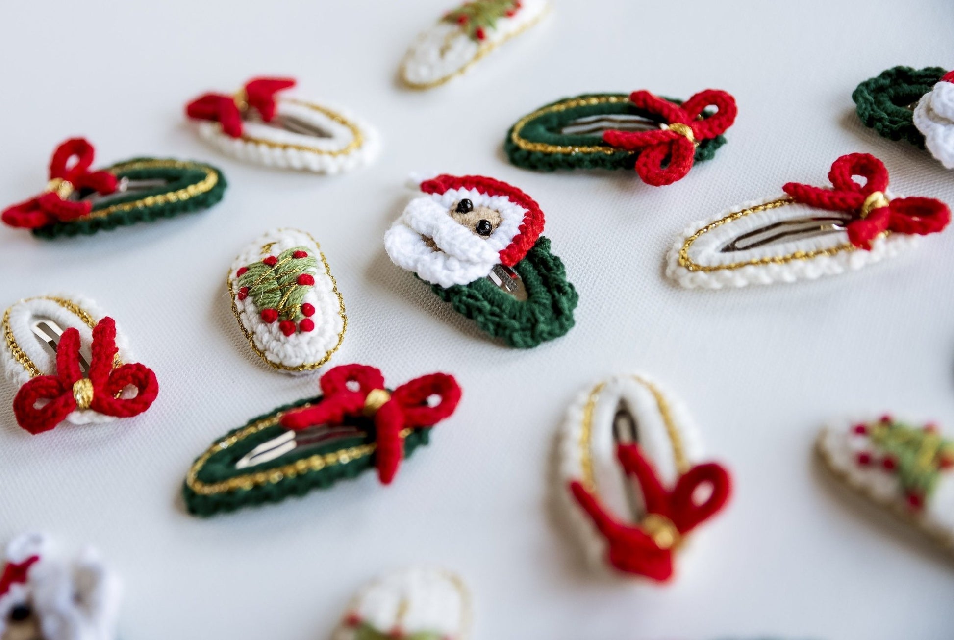 Christmas Hair Barrettes - Hemsin Atelier