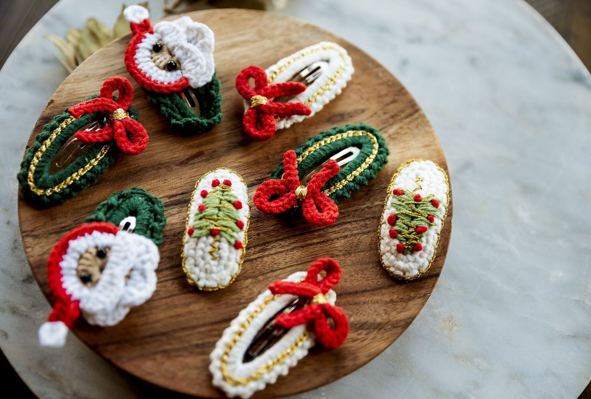 Christmas Hair Barrettes - Hemsin Atelier