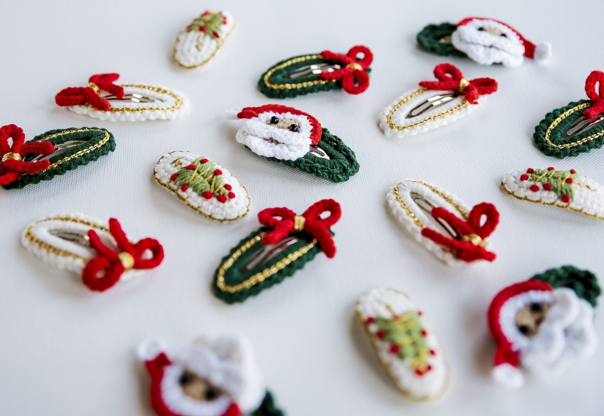 Christmas Hair Barrettes - Hemsin Atelier