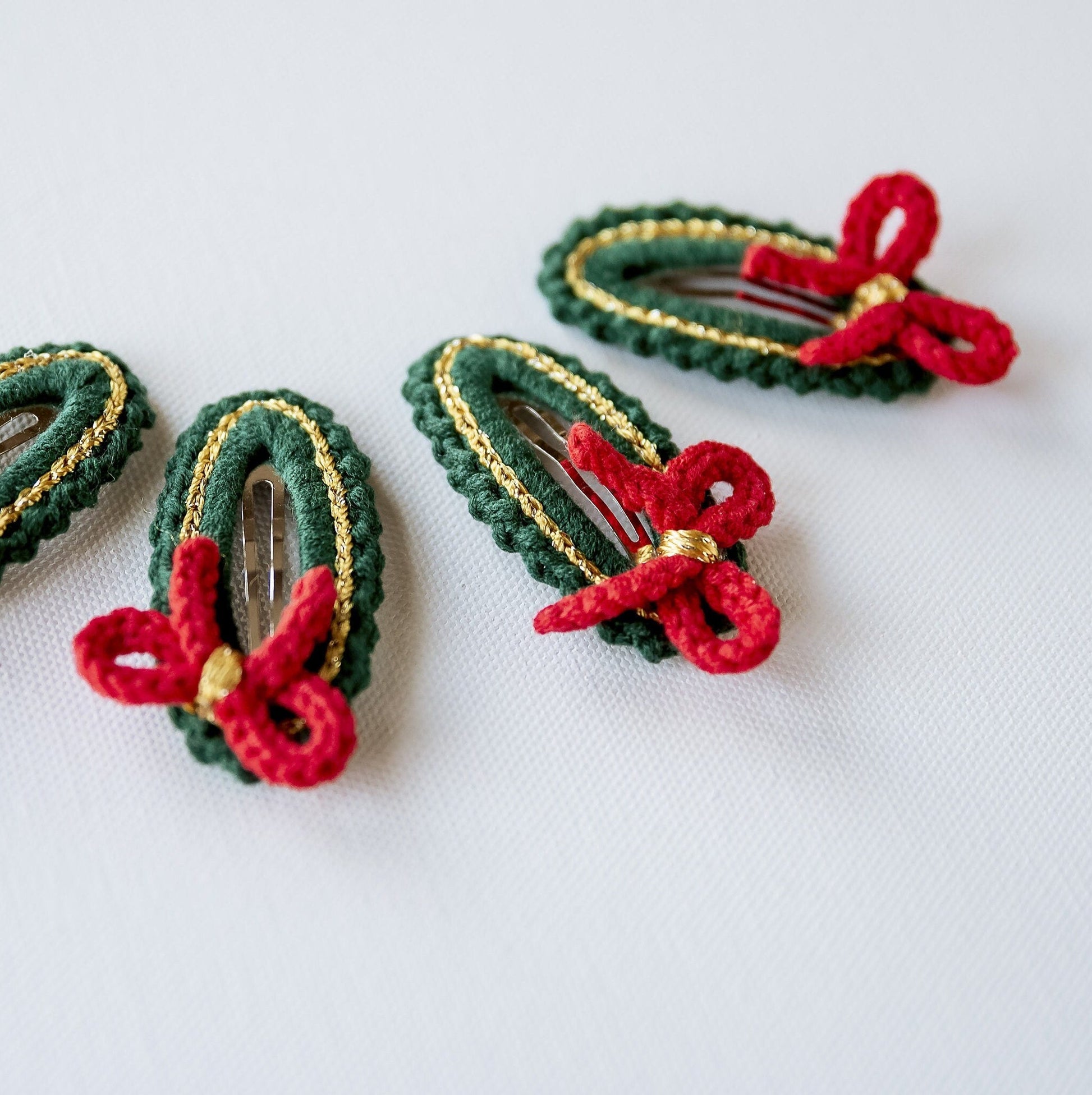 Christmas Hair Barrettes - Hemsin Atelier