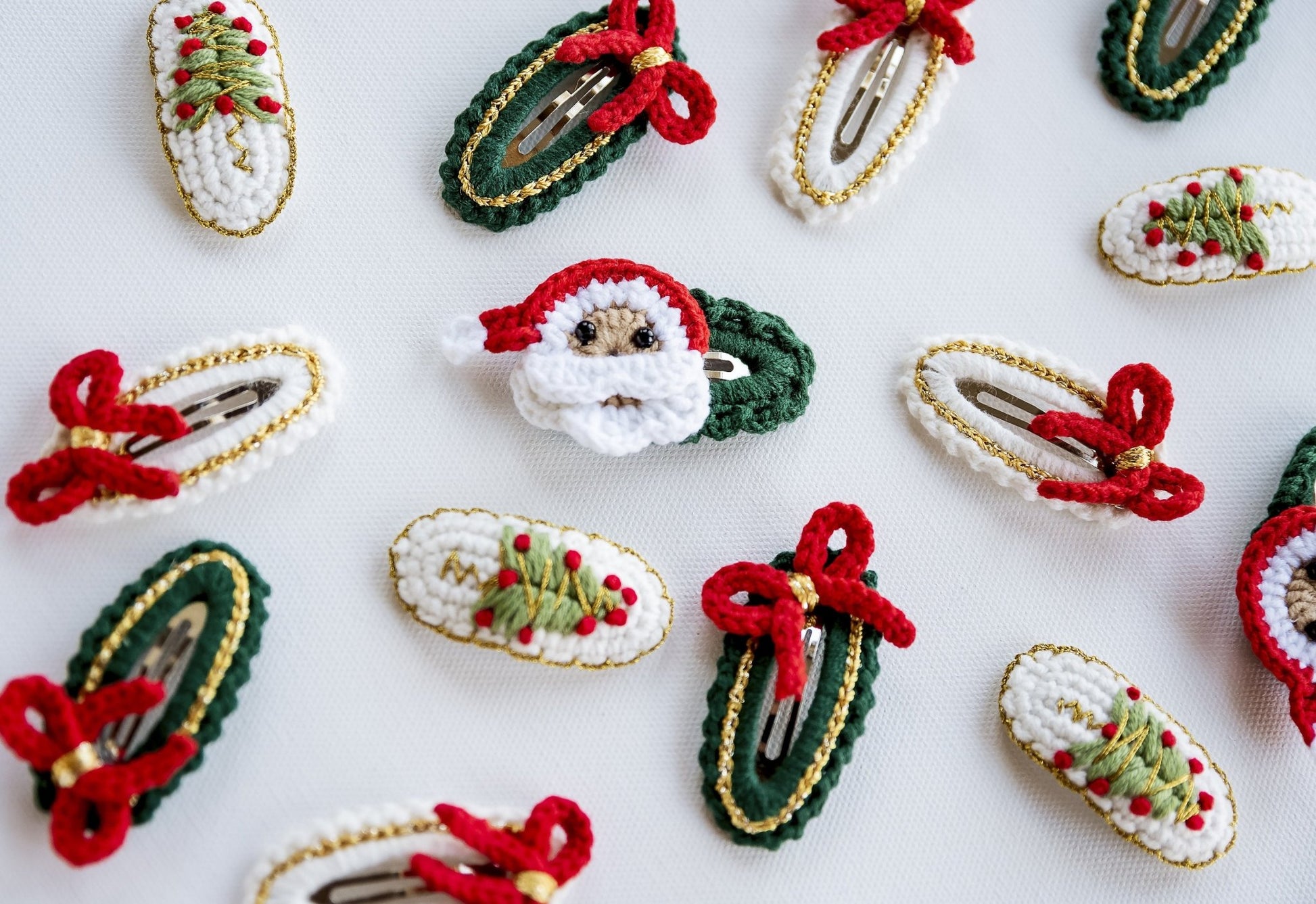 Christmas Hair Barrettes - Hemsin Atelier