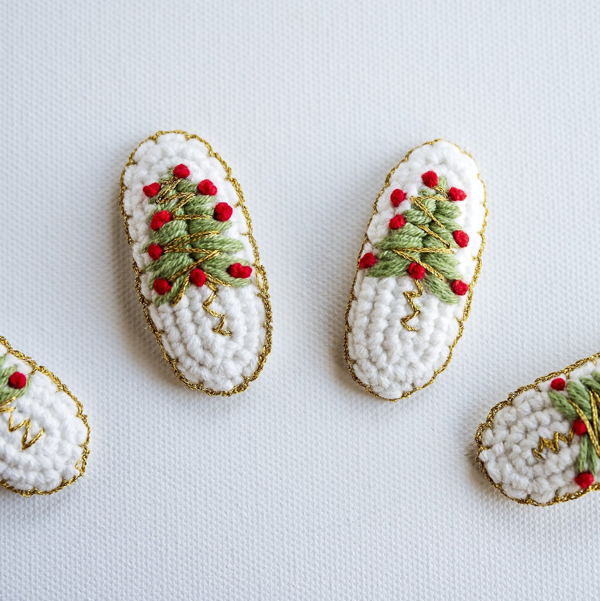 Christmas Hair Barrettes - Hemsin Atelier