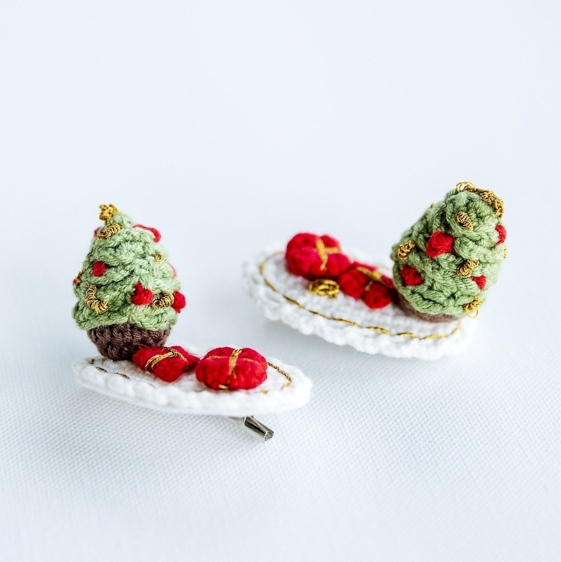 Christmas Hair Clips - Hemsin Atelier