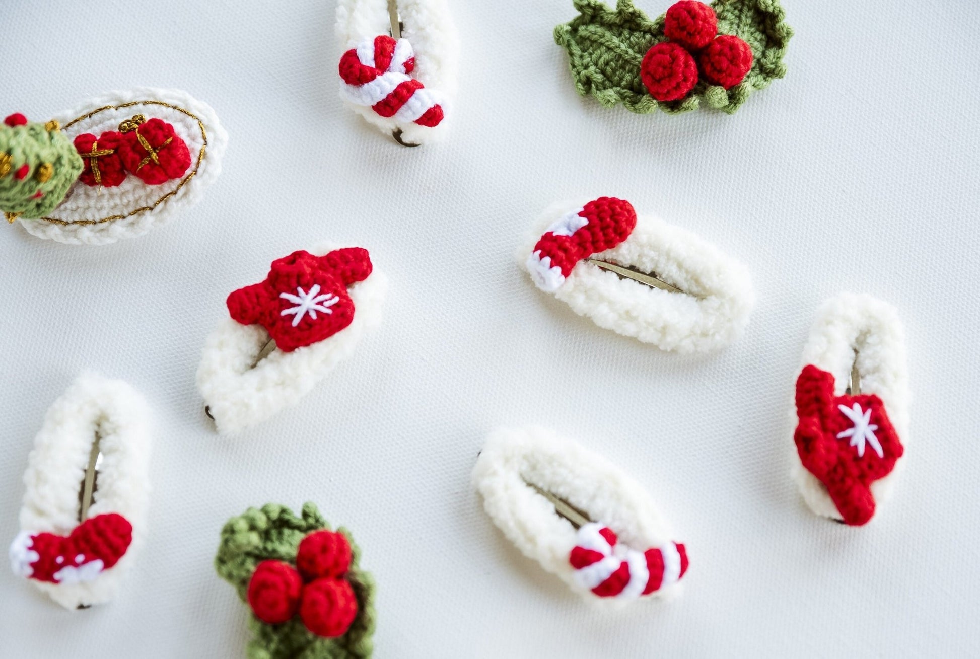 Christmas Hair Clips - Hemsin Atelier