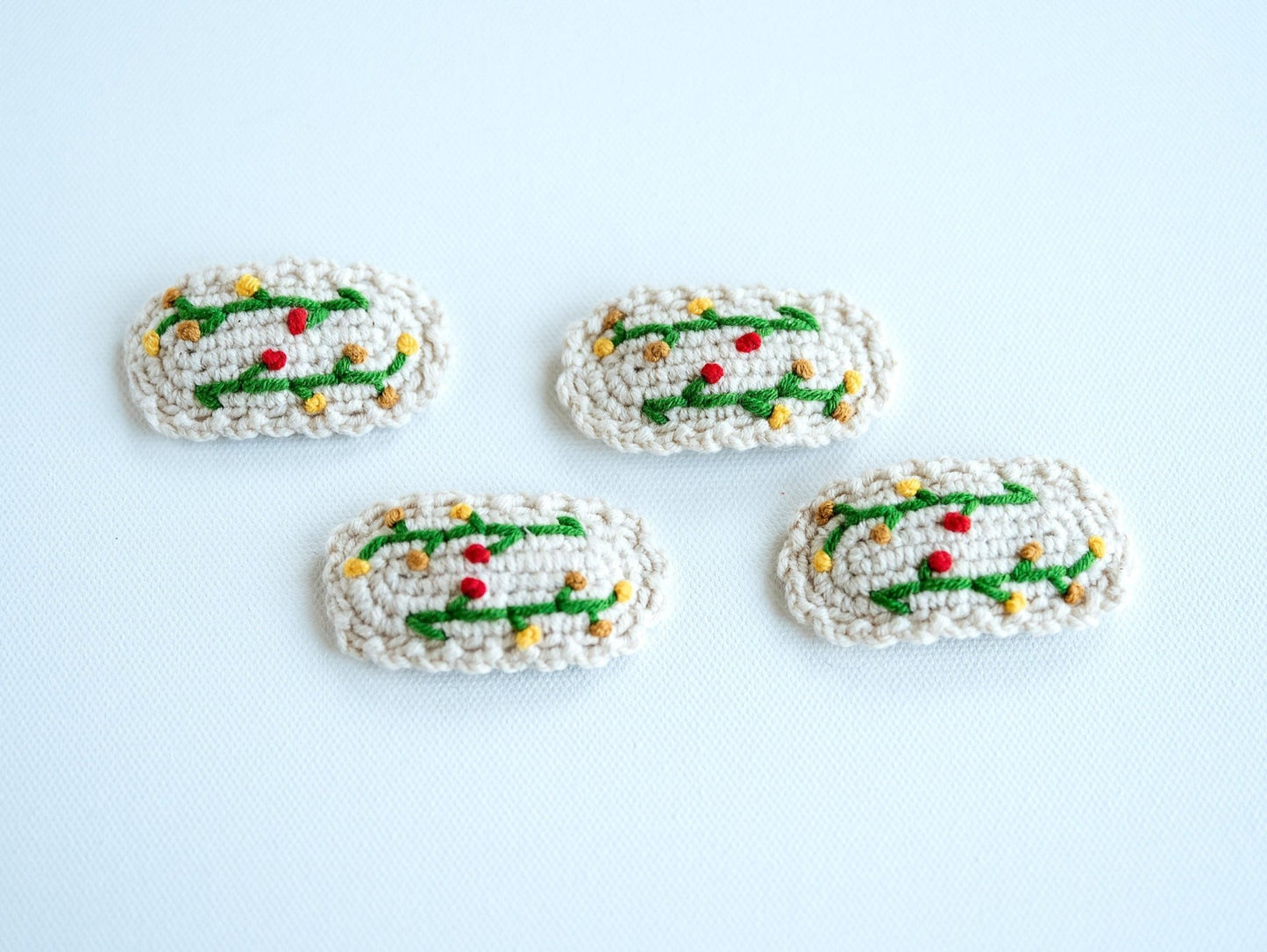 Christmas Themed Hair Clips - Hemsin Atelier