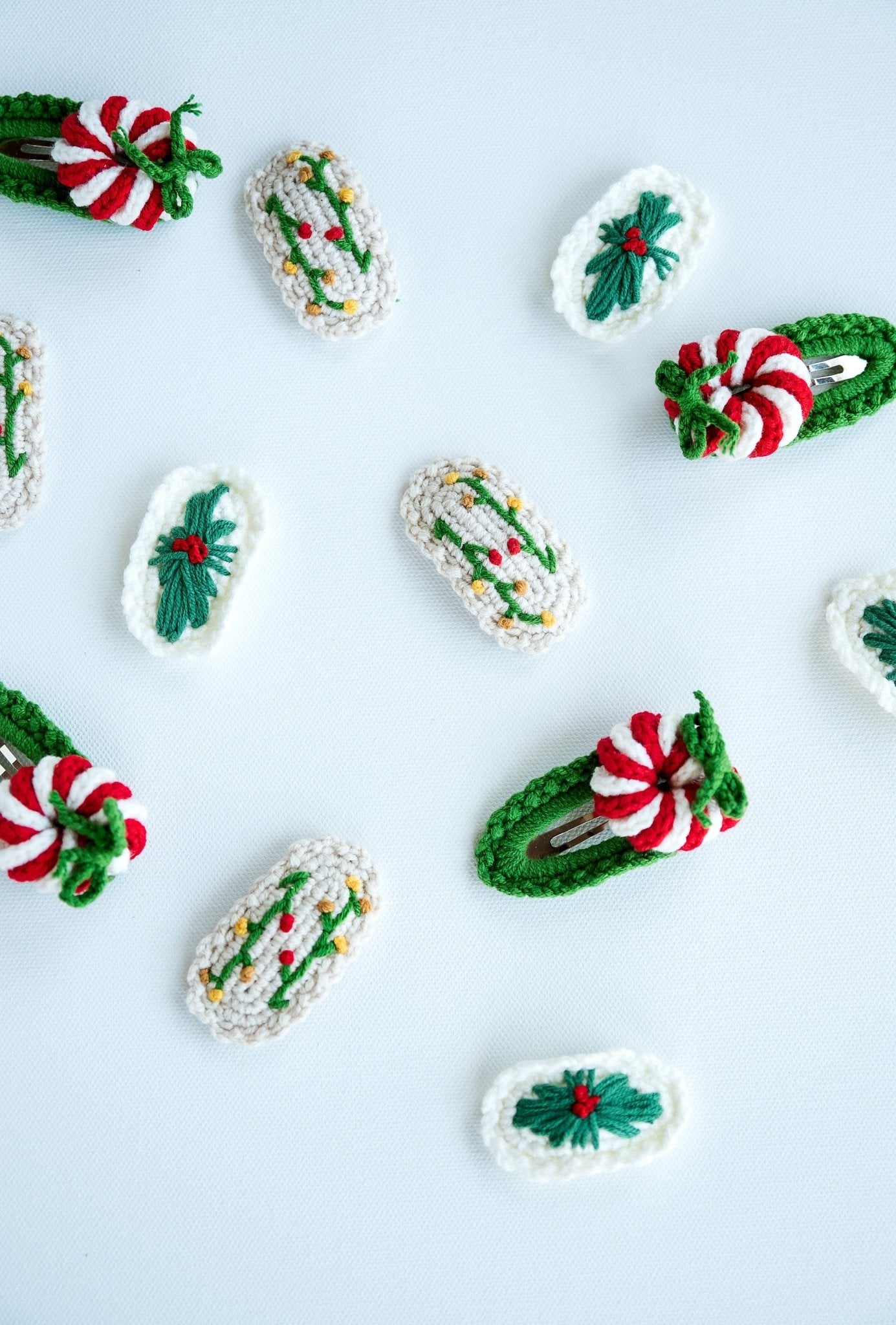 Christmas Themed Hair Clips - Hemsin Atelier