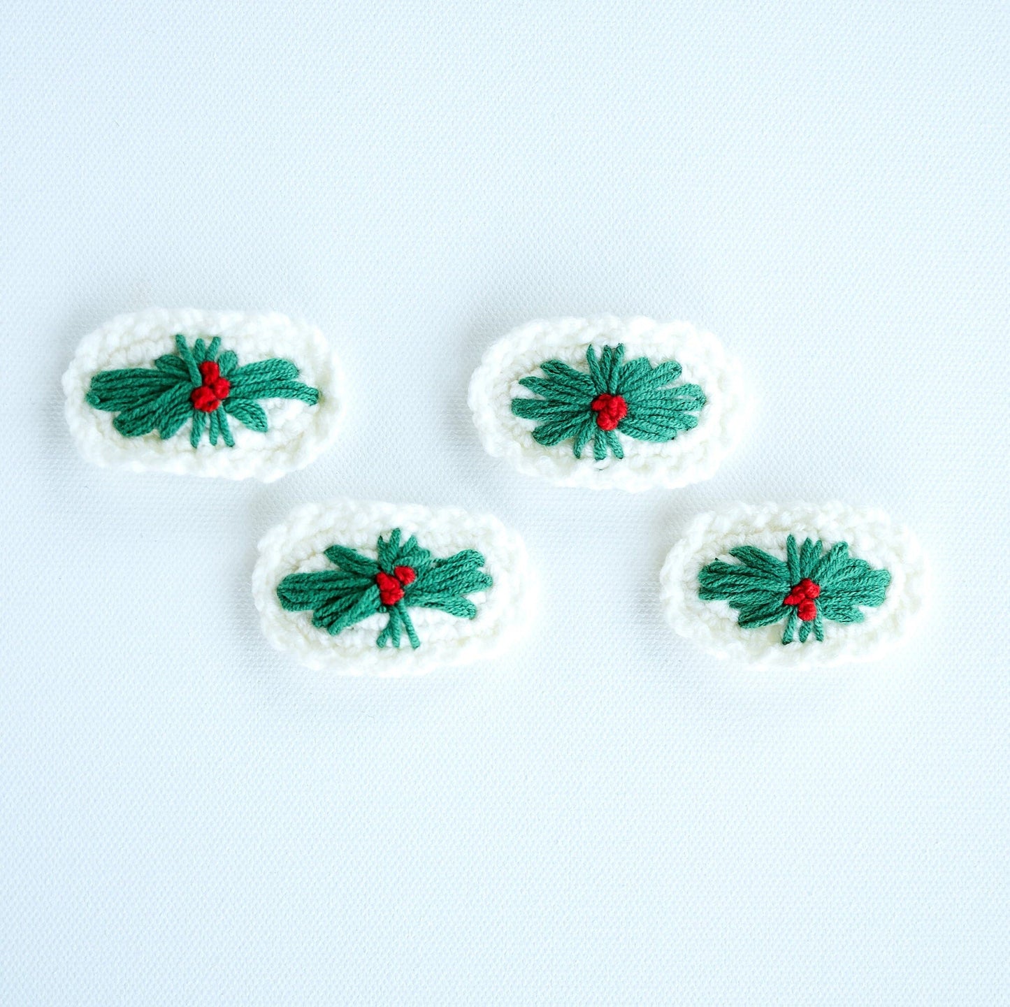 Christmas Themed Hair Clips - Hemsin Atelier