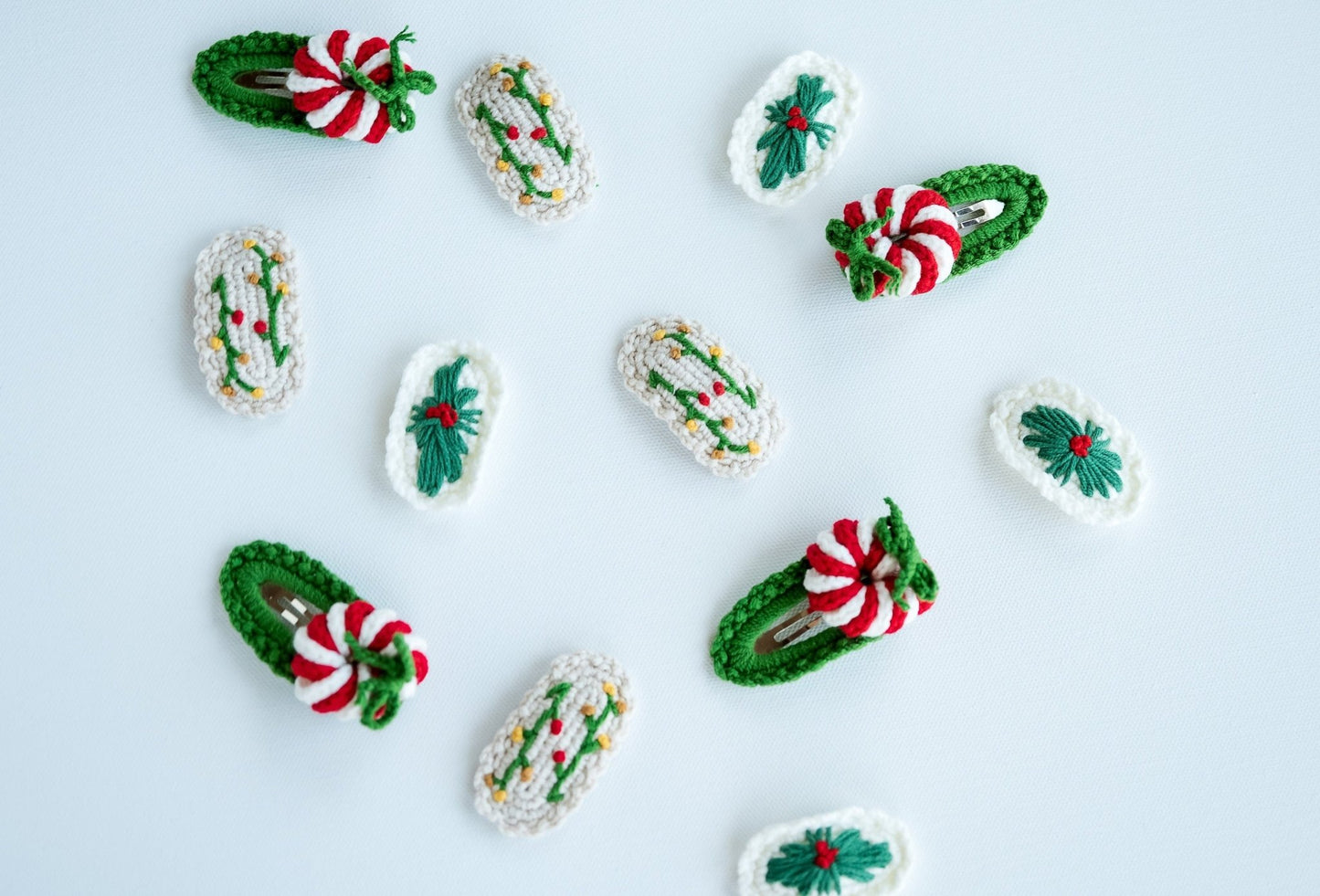 Christmas Themed Hair Clips - Hemsin Atelier