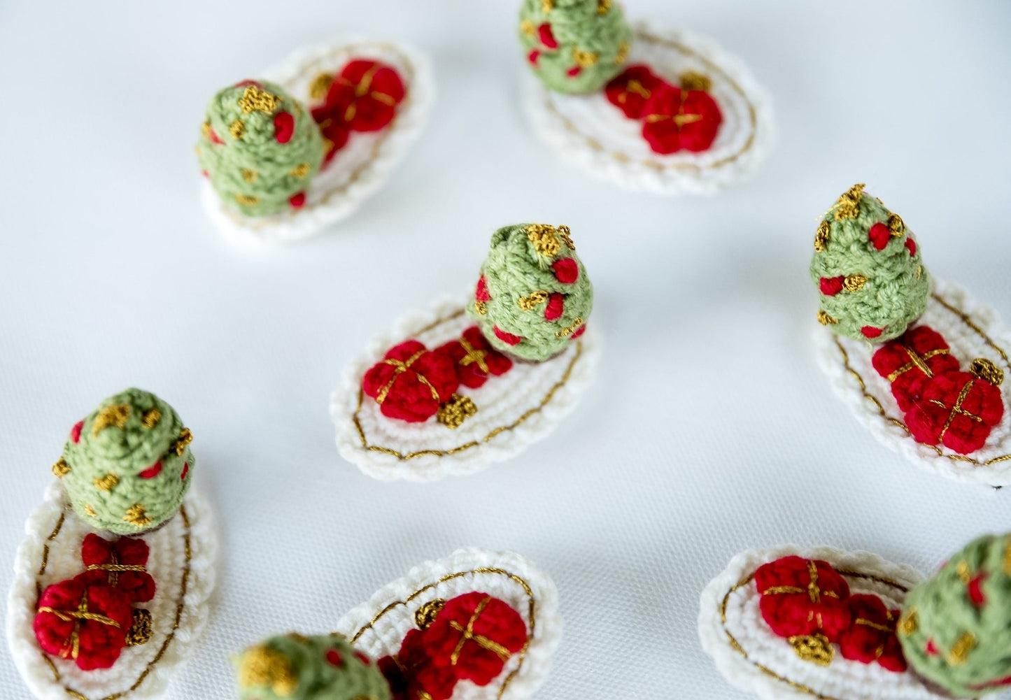 Christmas Tree Hair Clips - Hemsin Atelier