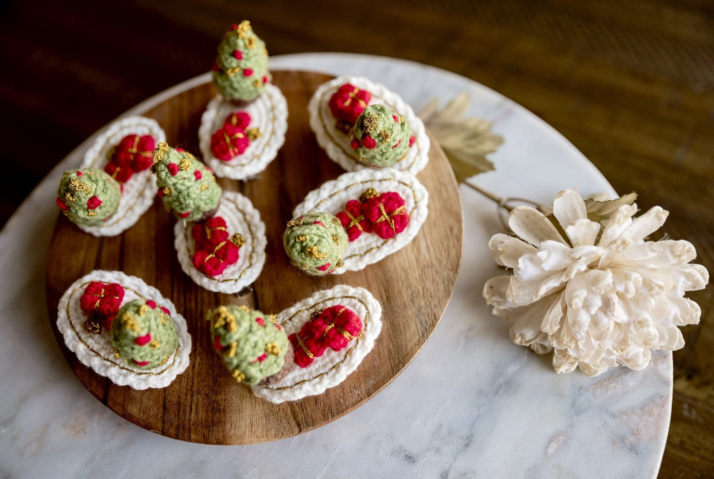 Christmas Tree Hair Clips - Hemsin Atelier