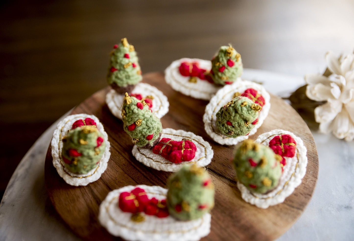 Christmas Tree Hair Clips - Hemsin Atelier