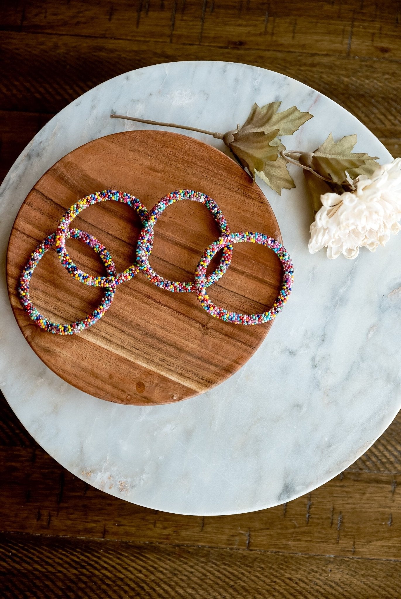 Colorful Modern Stackable Bracelet - Hemsin Atelier