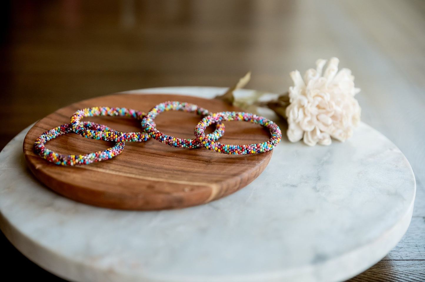 Colorful Modern Stackable Bracelet - Hemsin Atelier