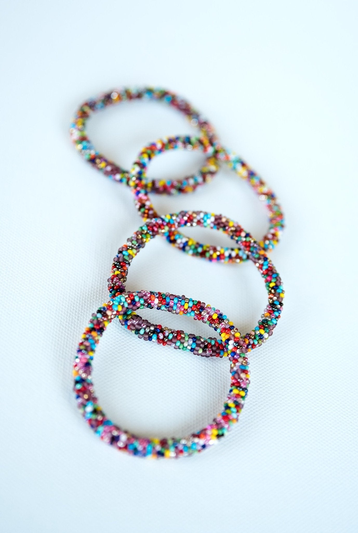 Colorful Modern Stackable Bracelet - Hemsin Atelier