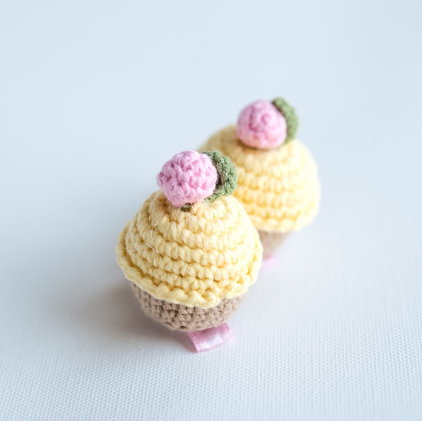 Cupcake Hair Clips - Hemsin Atelier