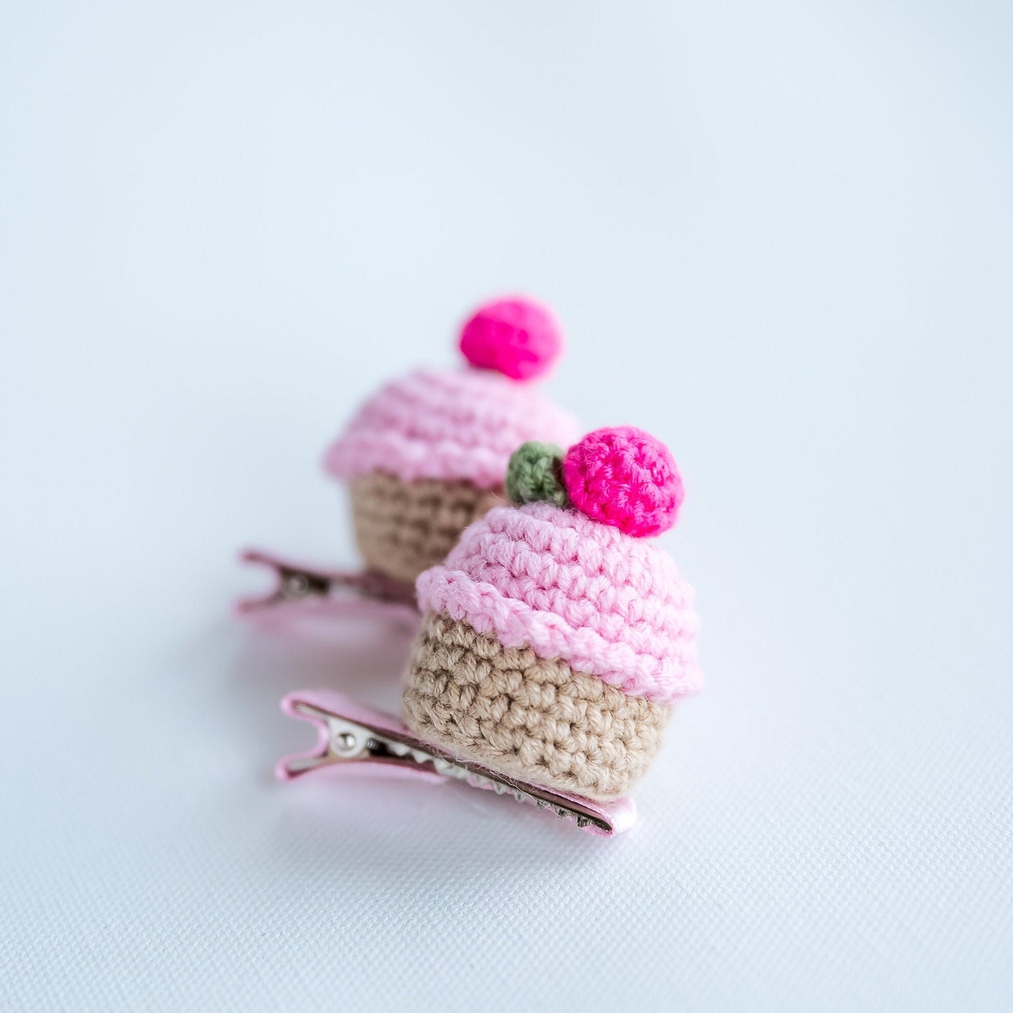 Cupcake Hair Clips - Hemsin Atelier