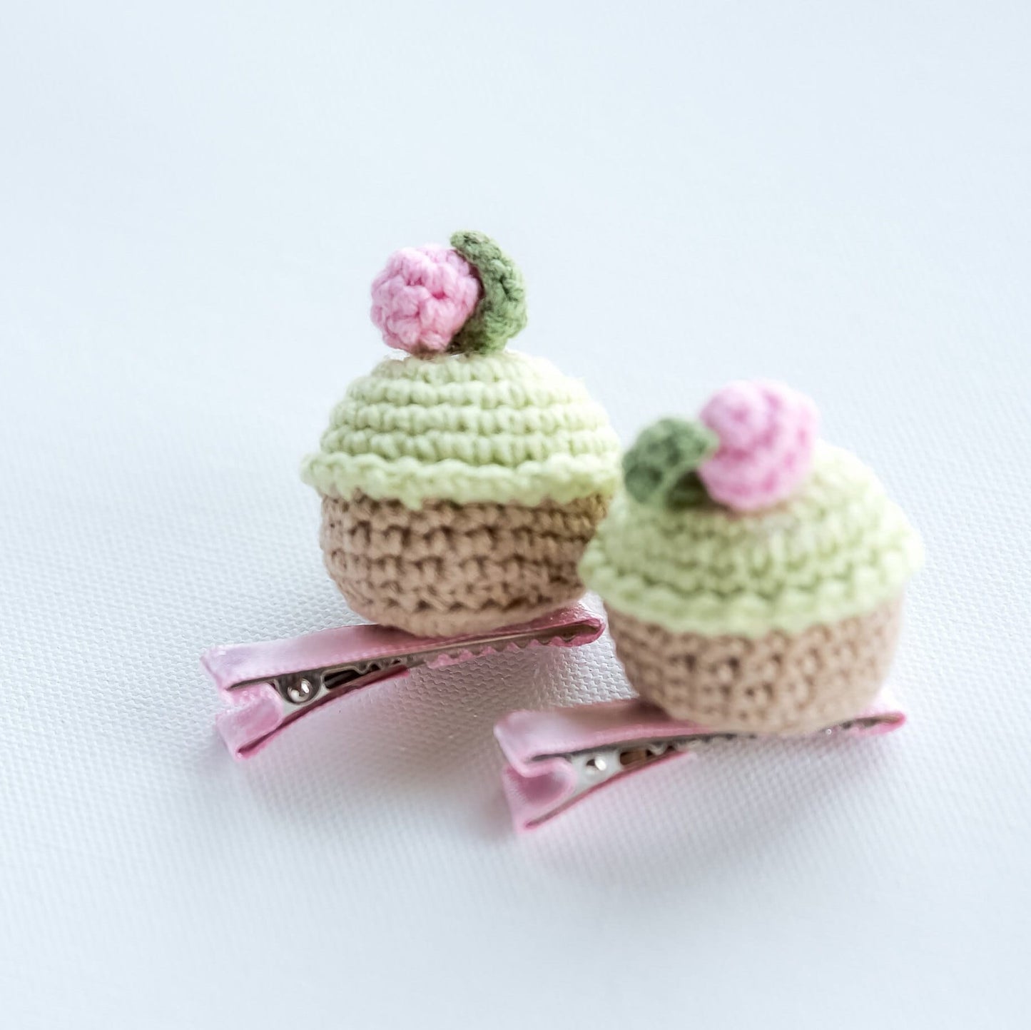 Cupcake Hair Clips - Hemsin Atelier